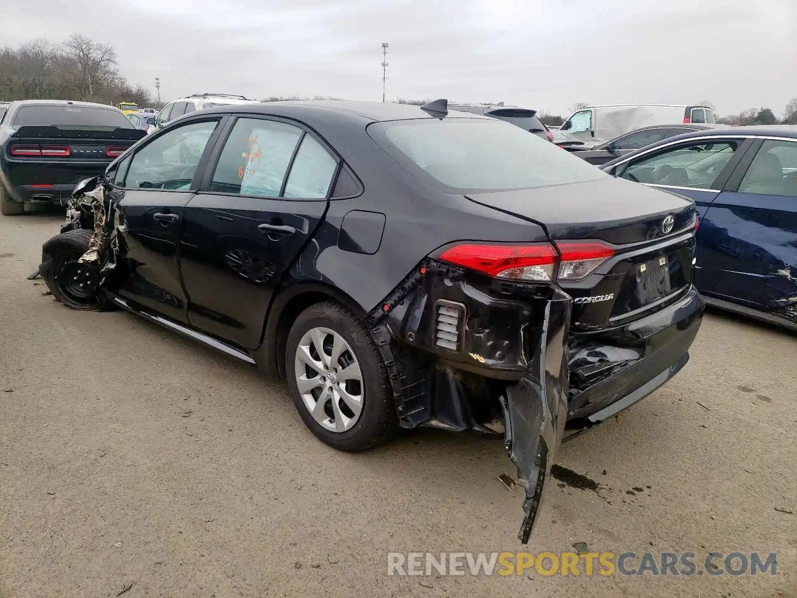 3 Photograph of a damaged car 5YFEPMAE2MP175171 TOYOTA COROLLA 2021