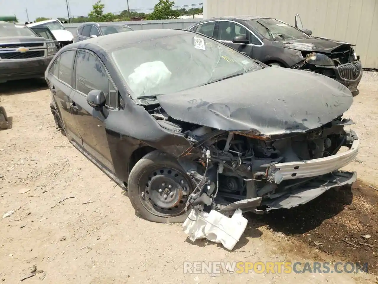 1 Photograph of a damaged car 5YFEPMAE2MP175848 TOYOTA COROLLA 2021