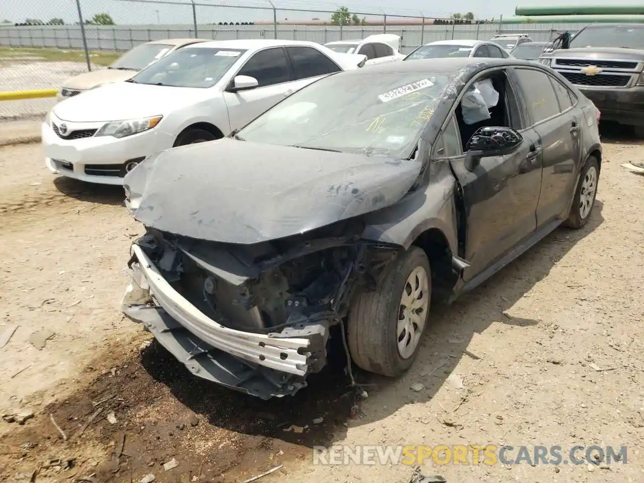 2 Photograph of a damaged car 5YFEPMAE2MP175848 TOYOTA COROLLA 2021