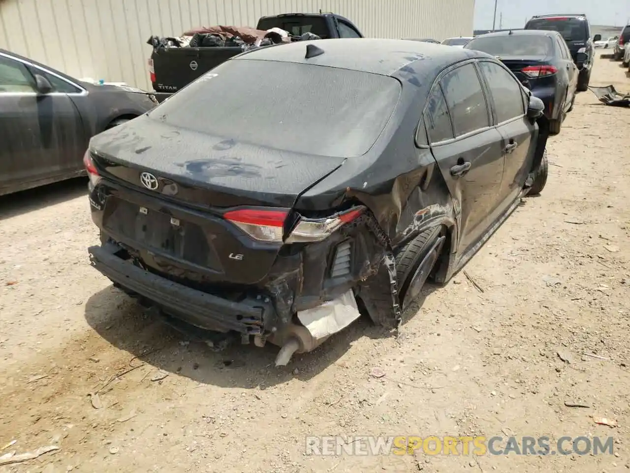 4 Photograph of a damaged car 5YFEPMAE2MP175848 TOYOTA COROLLA 2021