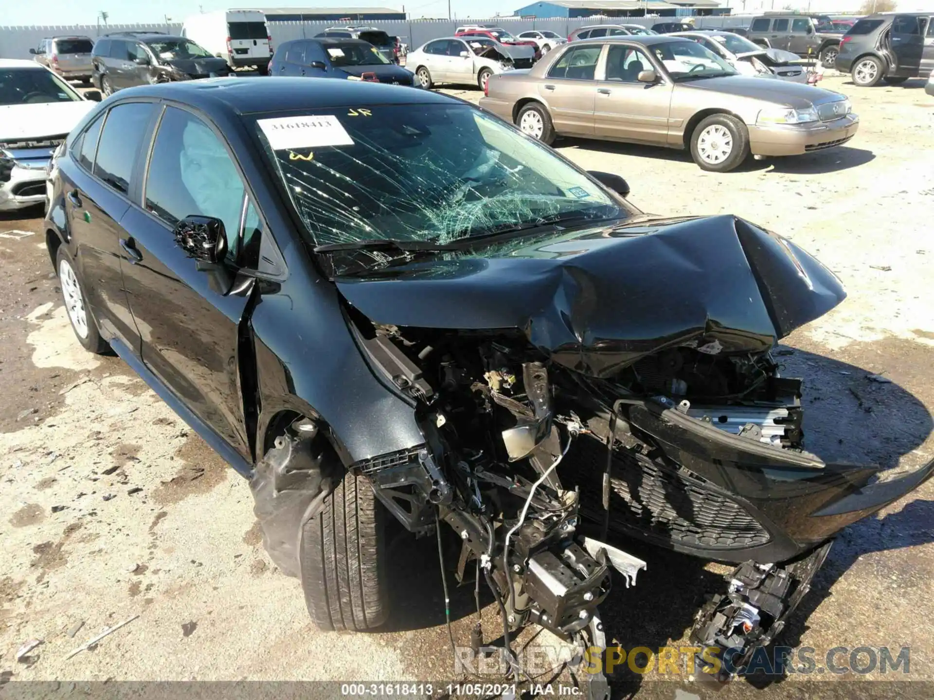 6 Photograph of a damaged car 5YFEPMAE2MP176305 TOYOTA COROLLA 2021