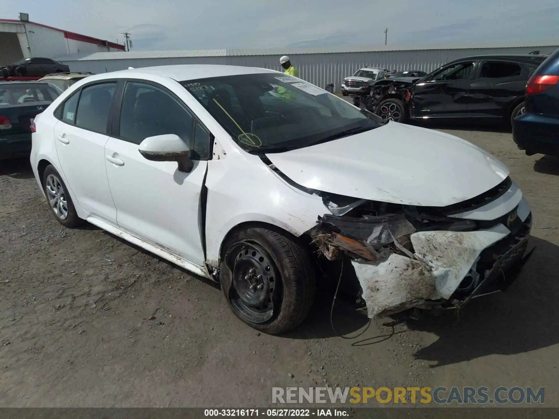 1 Photograph of a damaged car 5YFEPMAE2MP176336 TOYOTA COROLLA 2021