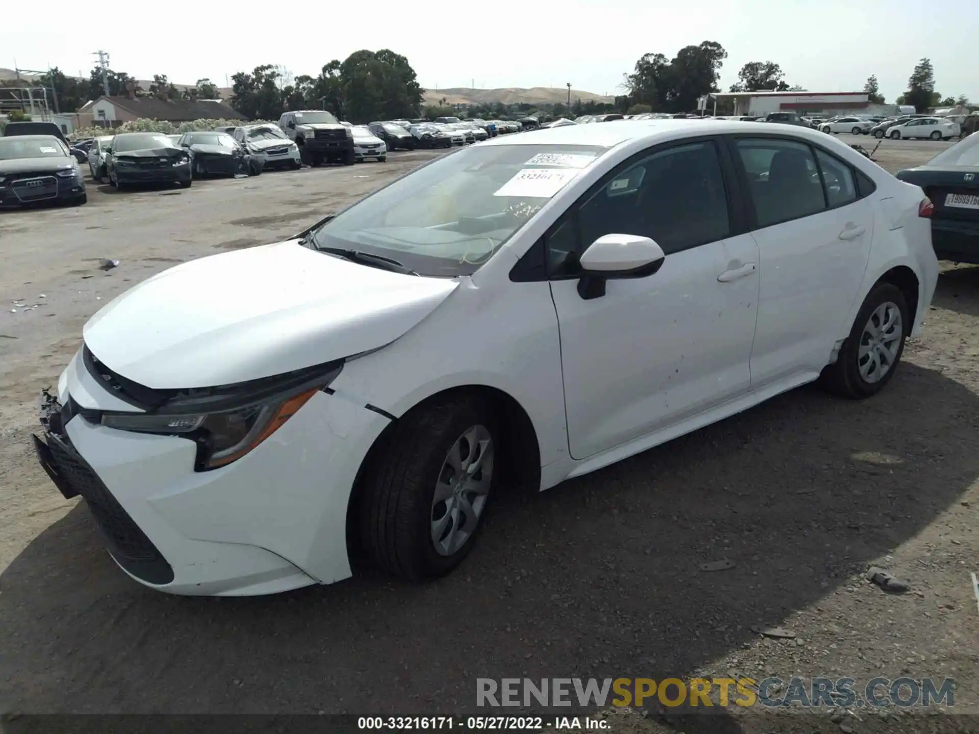 2 Photograph of a damaged car 5YFEPMAE2MP176336 TOYOTA COROLLA 2021