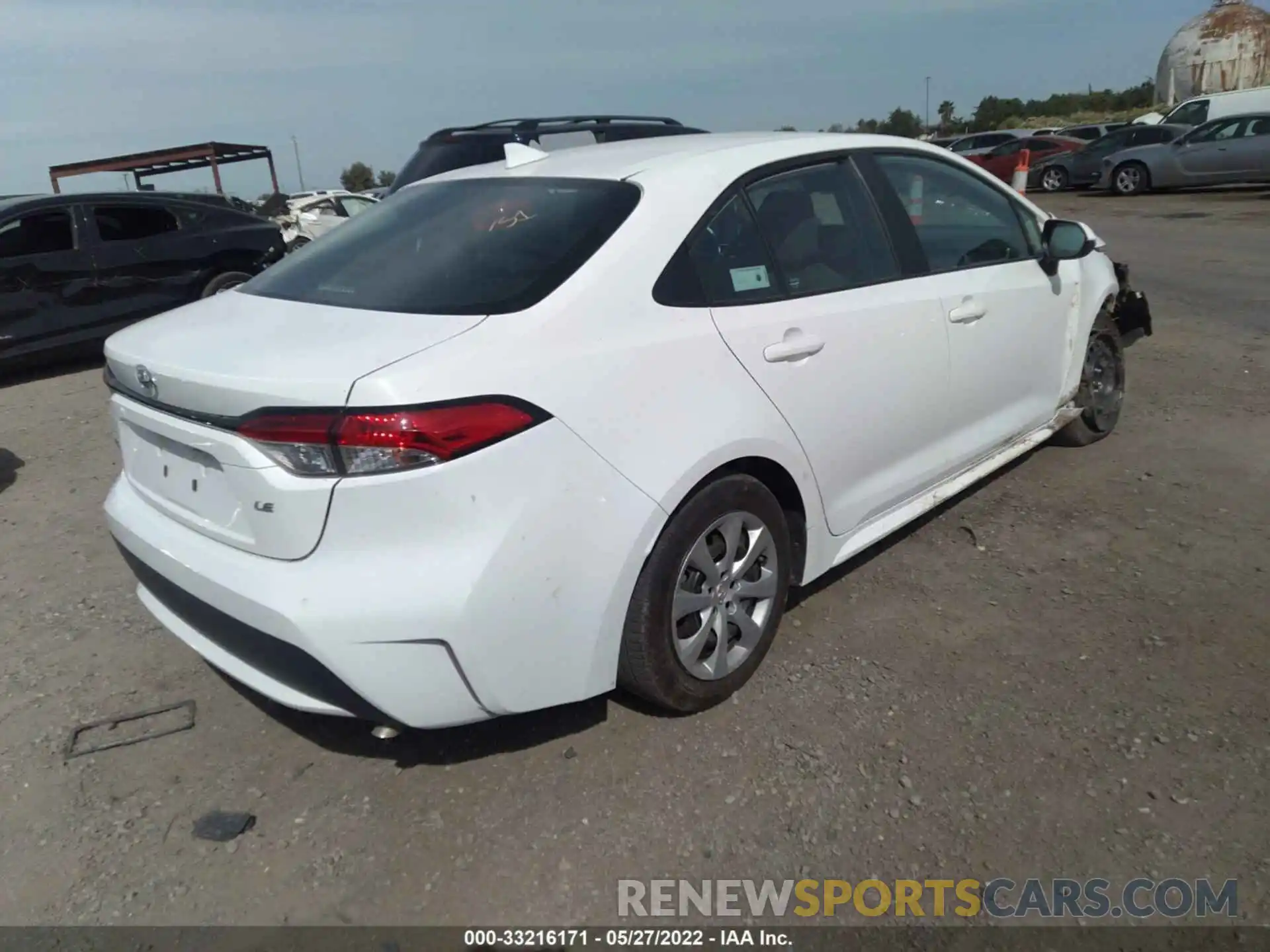 4 Photograph of a damaged car 5YFEPMAE2MP176336 TOYOTA COROLLA 2021