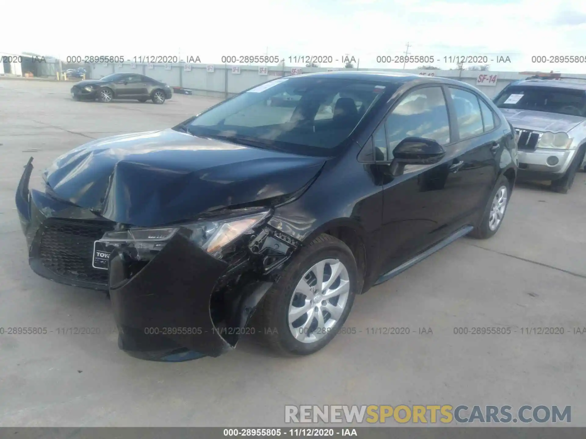 2 Photograph of a damaged car 5YFEPMAE2MP176384 TOYOTA COROLLA 2021