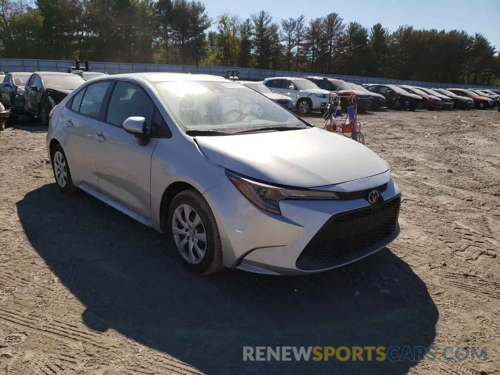 1 Photograph of a damaged car 5YFEPMAE2MP176501 TOYOTA COROLLA 2021