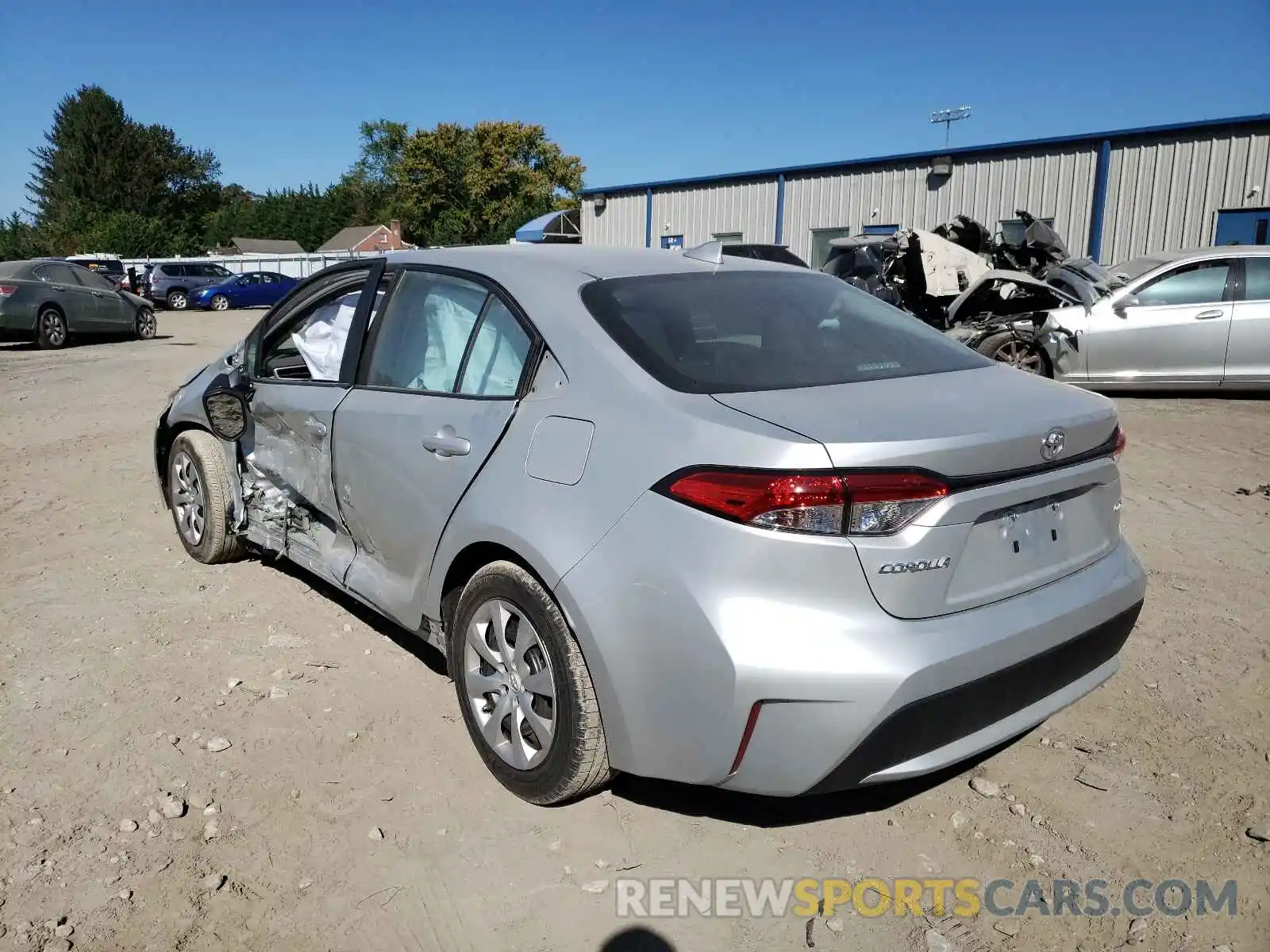 3 Photograph of a damaged car 5YFEPMAE2MP176501 TOYOTA COROLLA 2021