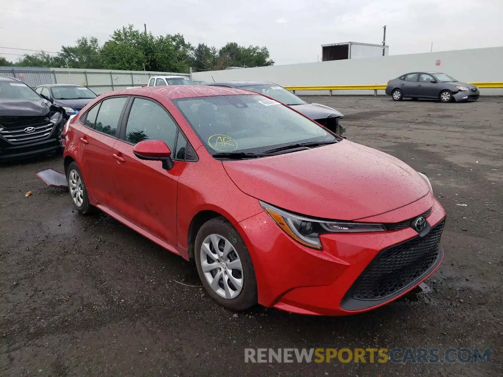 1 Photograph of a damaged car 5YFEPMAE2MP177079 TOYOTA COROLLA 2021