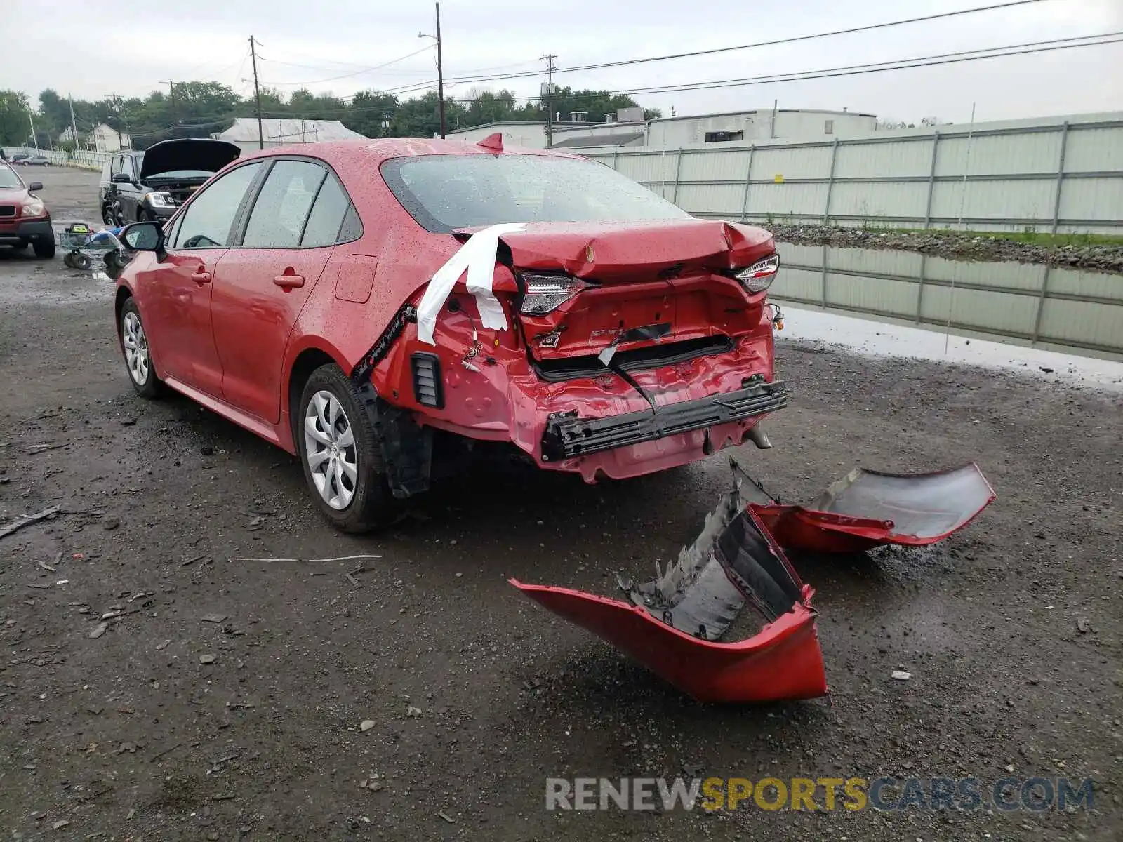 3 Photograph of a damaged car 5YFEPMAE2MP177079 TOYOTA COROLLA 2021