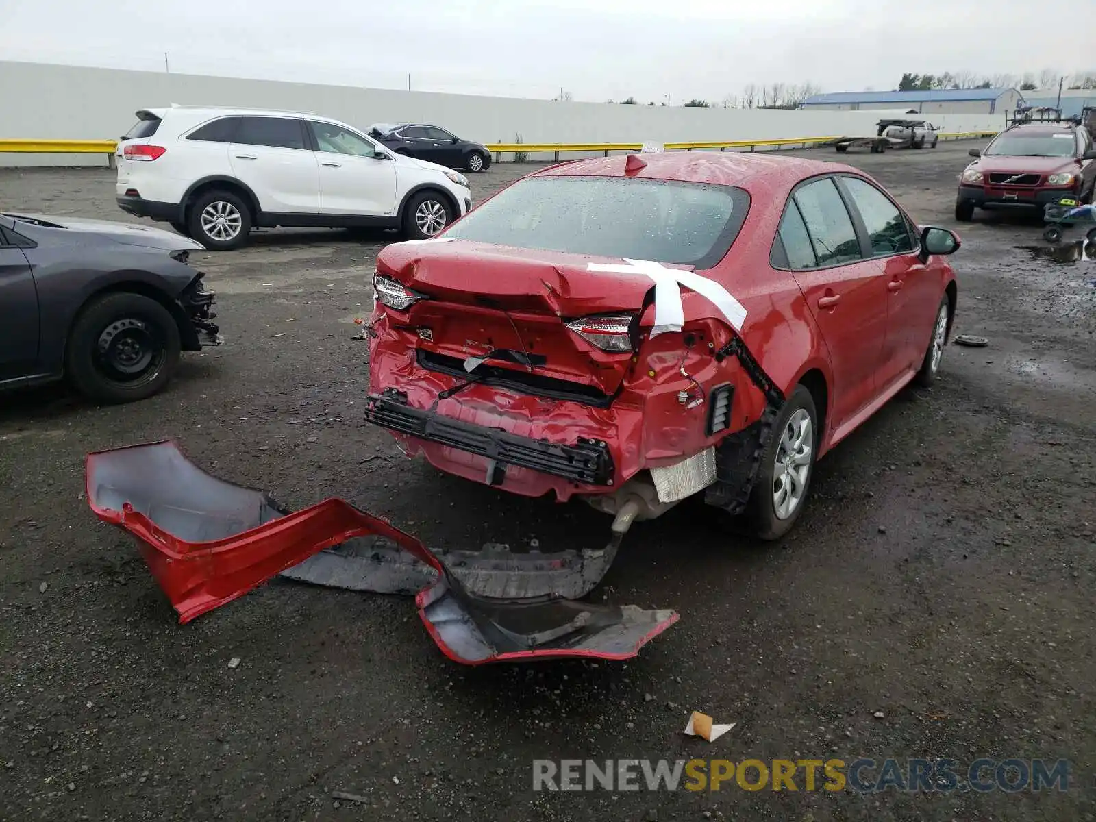 4 Photograph of a damaged car 5YFEPMAE2MP177079 TOYOTA COROLLA 2021