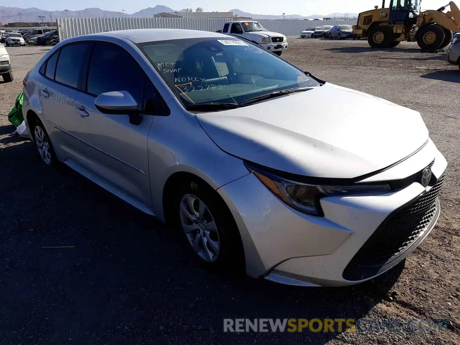 1 Photograph of a damaged car 5YFEPMAE2MP177602 TOYOTA COROLLA 2021