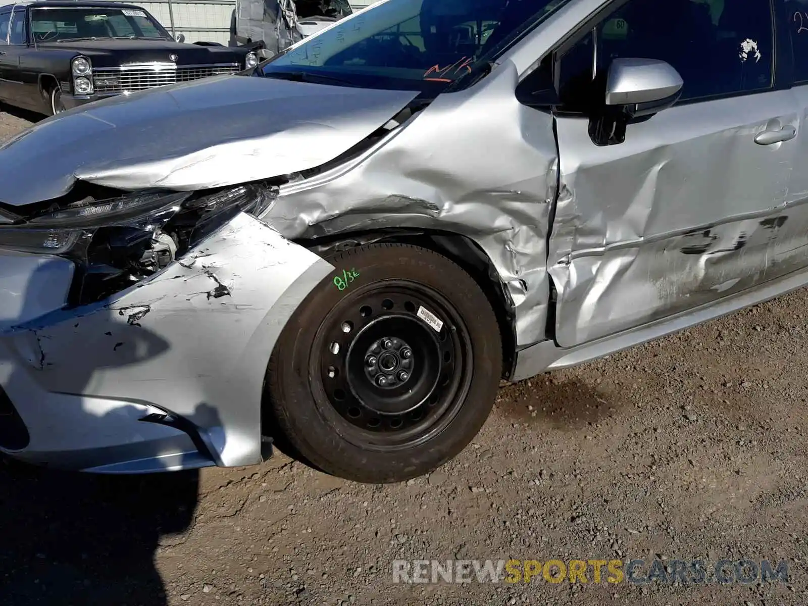 9 Photograph of a damaged car 5YFEPMAE2MP177602 TOYOTA COROLLA 2021