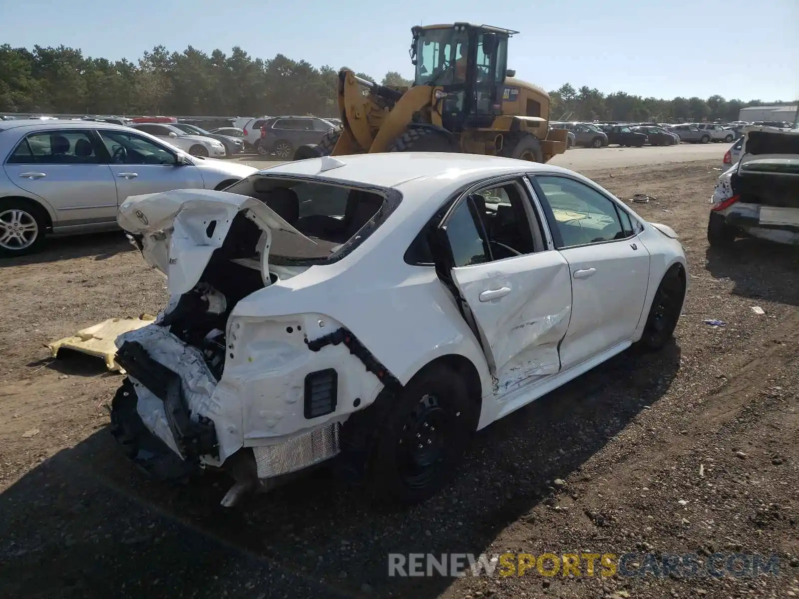 4 Фотография поврежденного автомобиля 5YFEPMAE2MP177924 TOYOTA COROLLA 2021