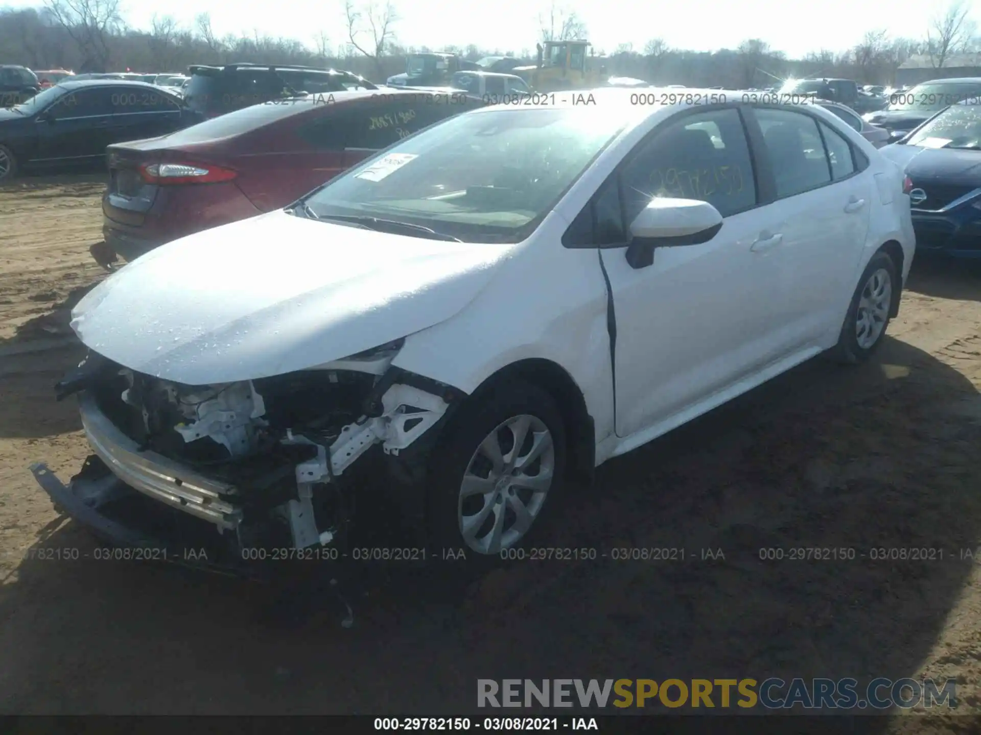 2 Photograph of a damaged car 5YFEPMAE2MP178491 TOYOTA COROLLA 2021