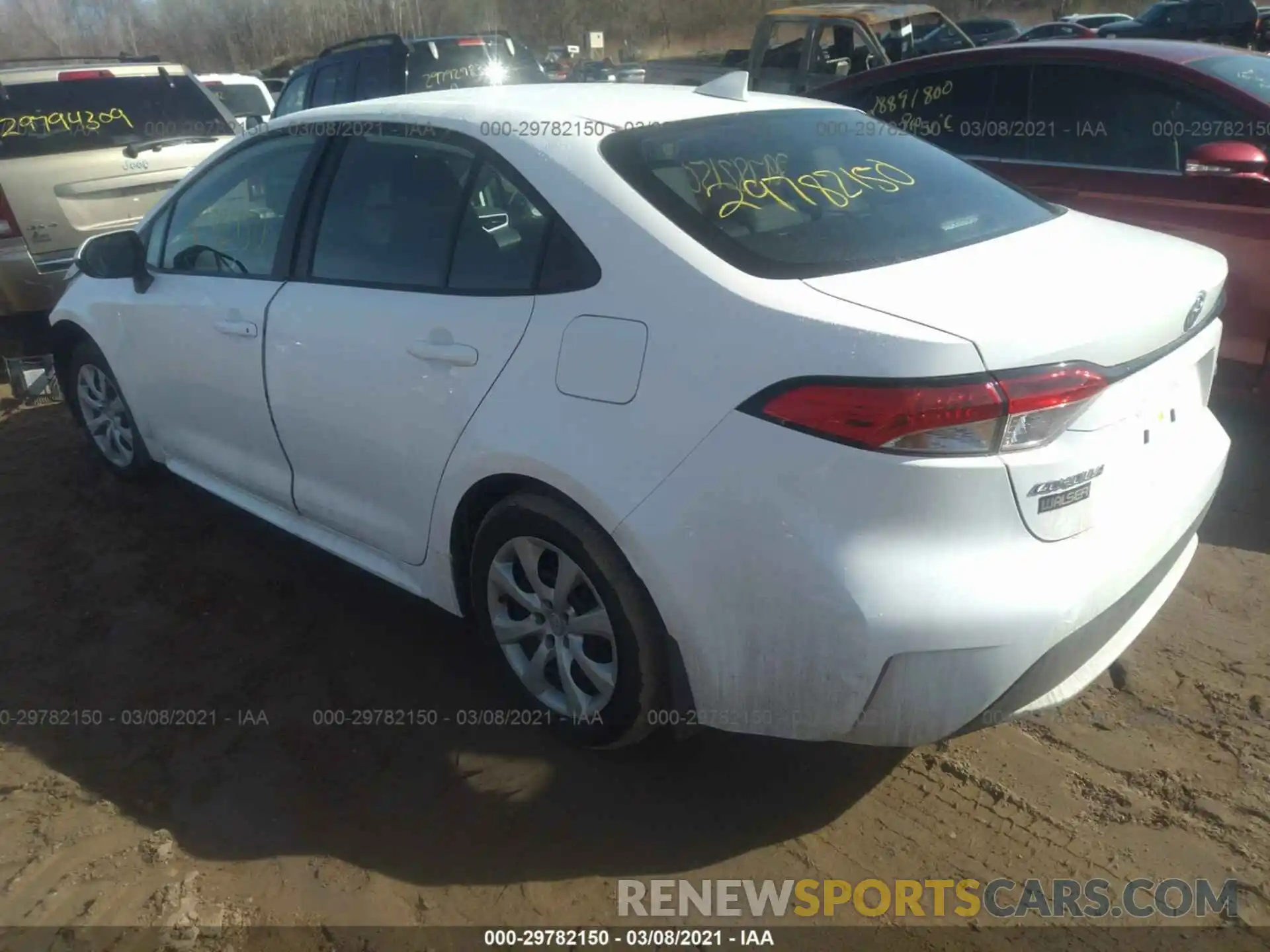 3 Photograph of a damaged car 5YFEPMAE2MP178491 TOYOTA COROLLA 2021