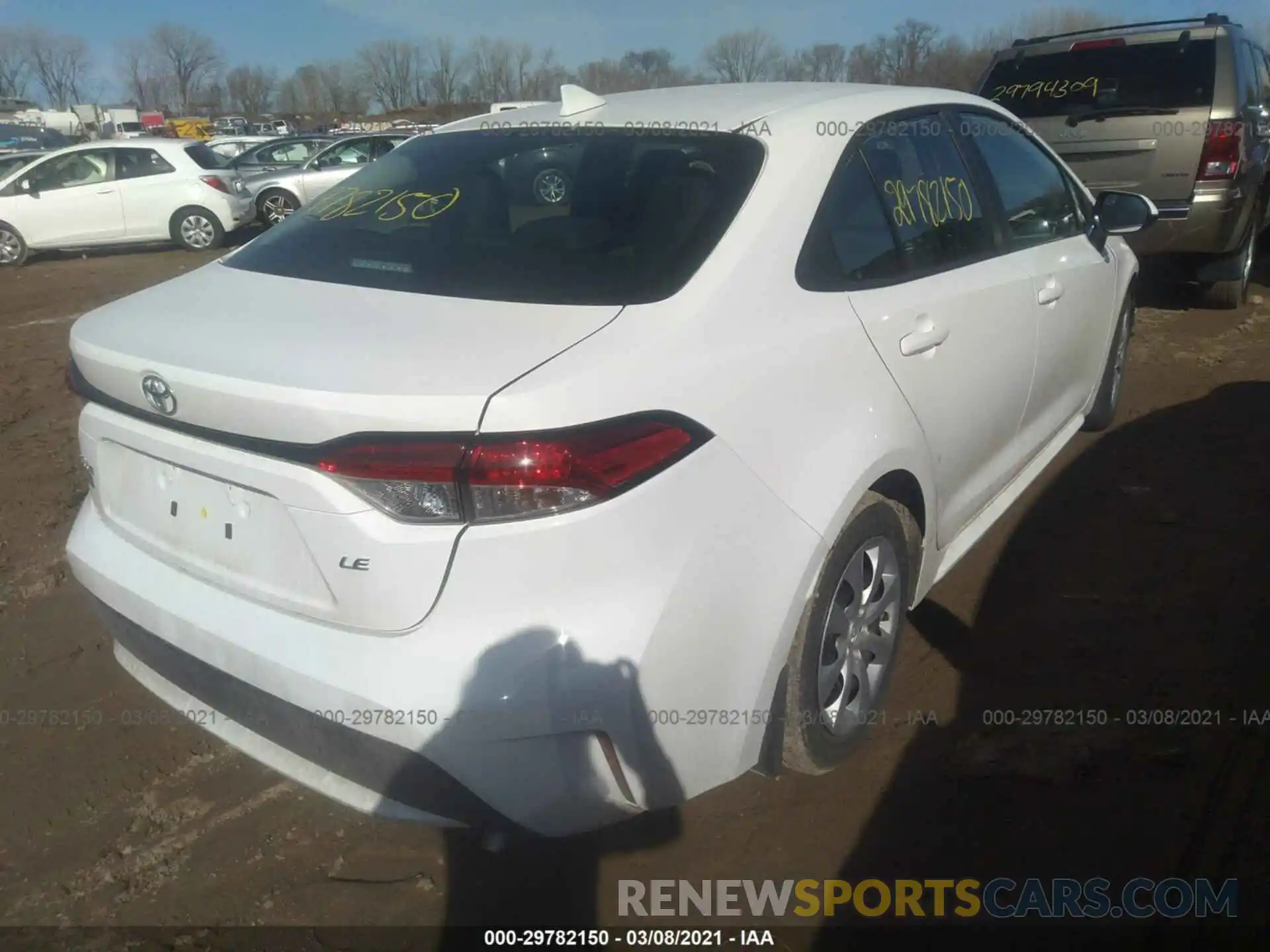 4 Photograph of a damaged car 5YFEPMAE2MP178491 TOYOTA COROLLA 2021