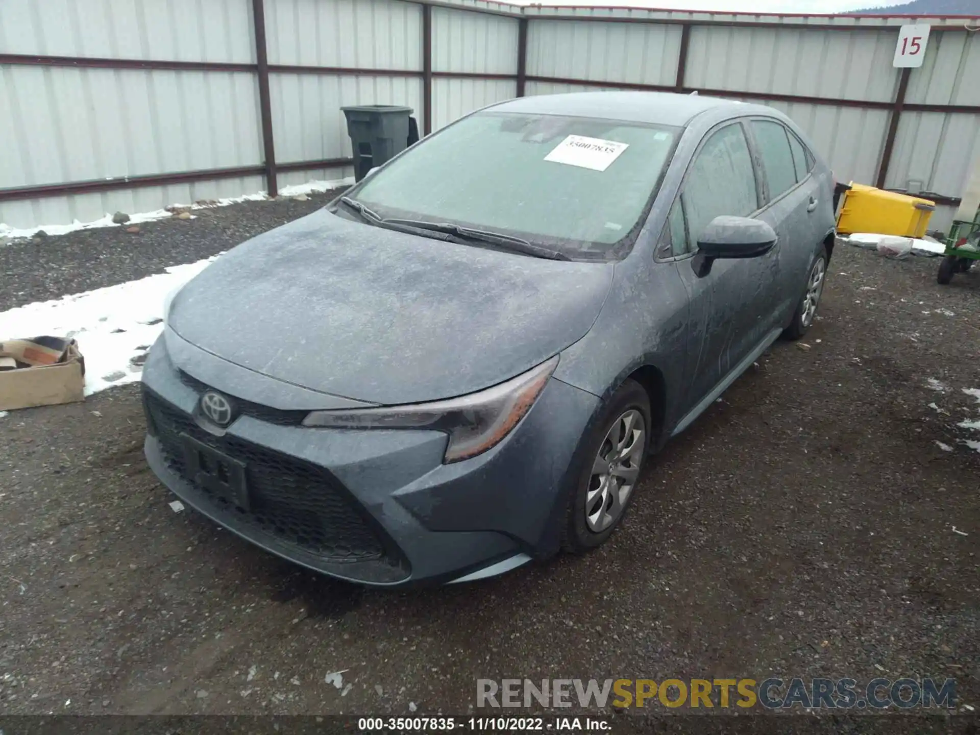 2 Photograph of a damaged car 5YFEPMAE2MP178538 TOYOTA COROLLA 2021