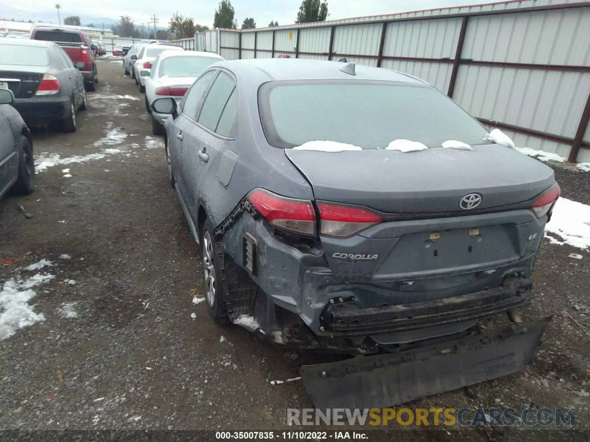 3 Photograph of a damaged car 5YFEPMAE2MP178538 TOYOTA COROLLA 2021