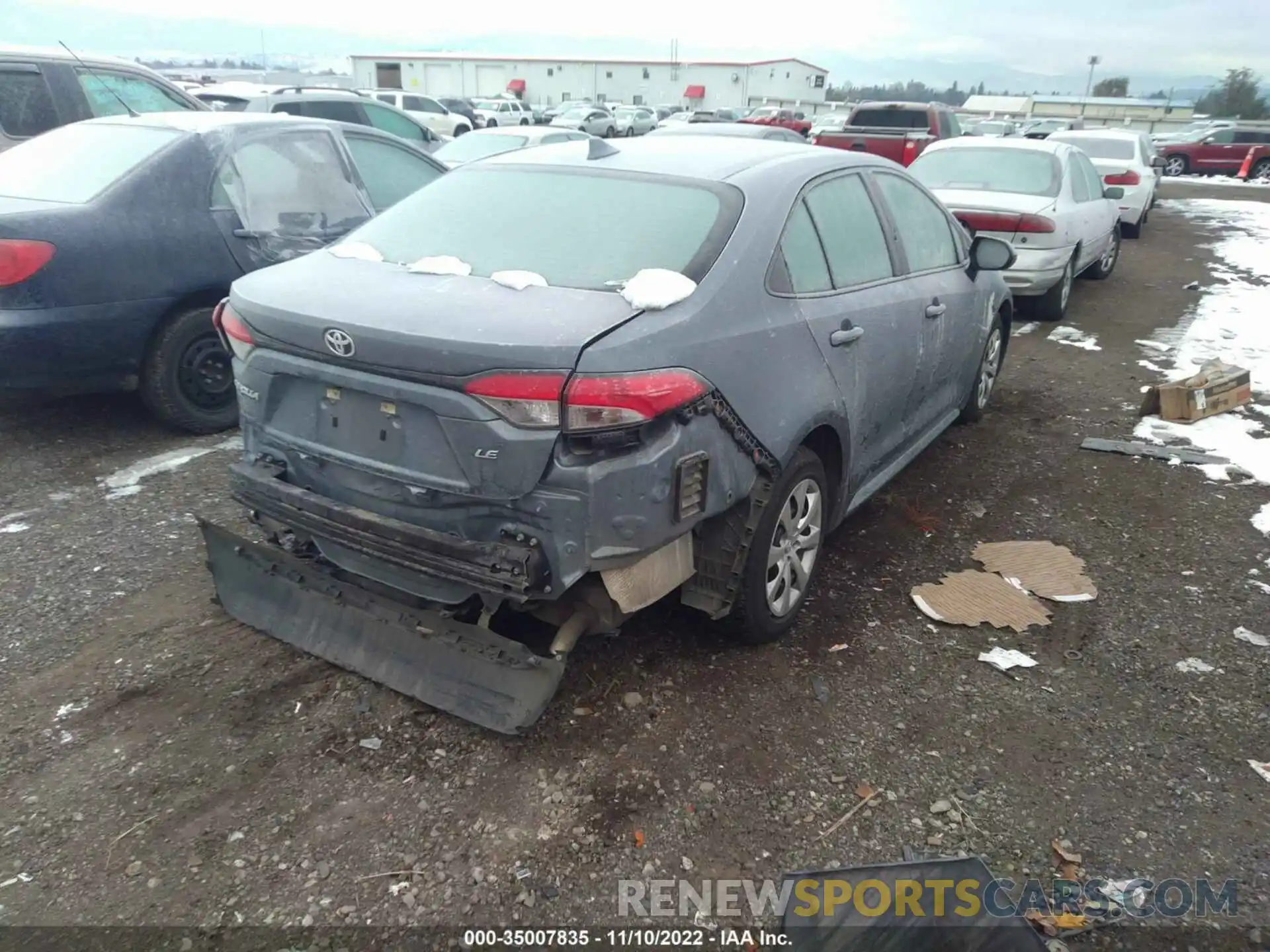 4 Photograph of a damaged car 5YFEPMAE2MP178538 TOYOTA COROLLA 2021