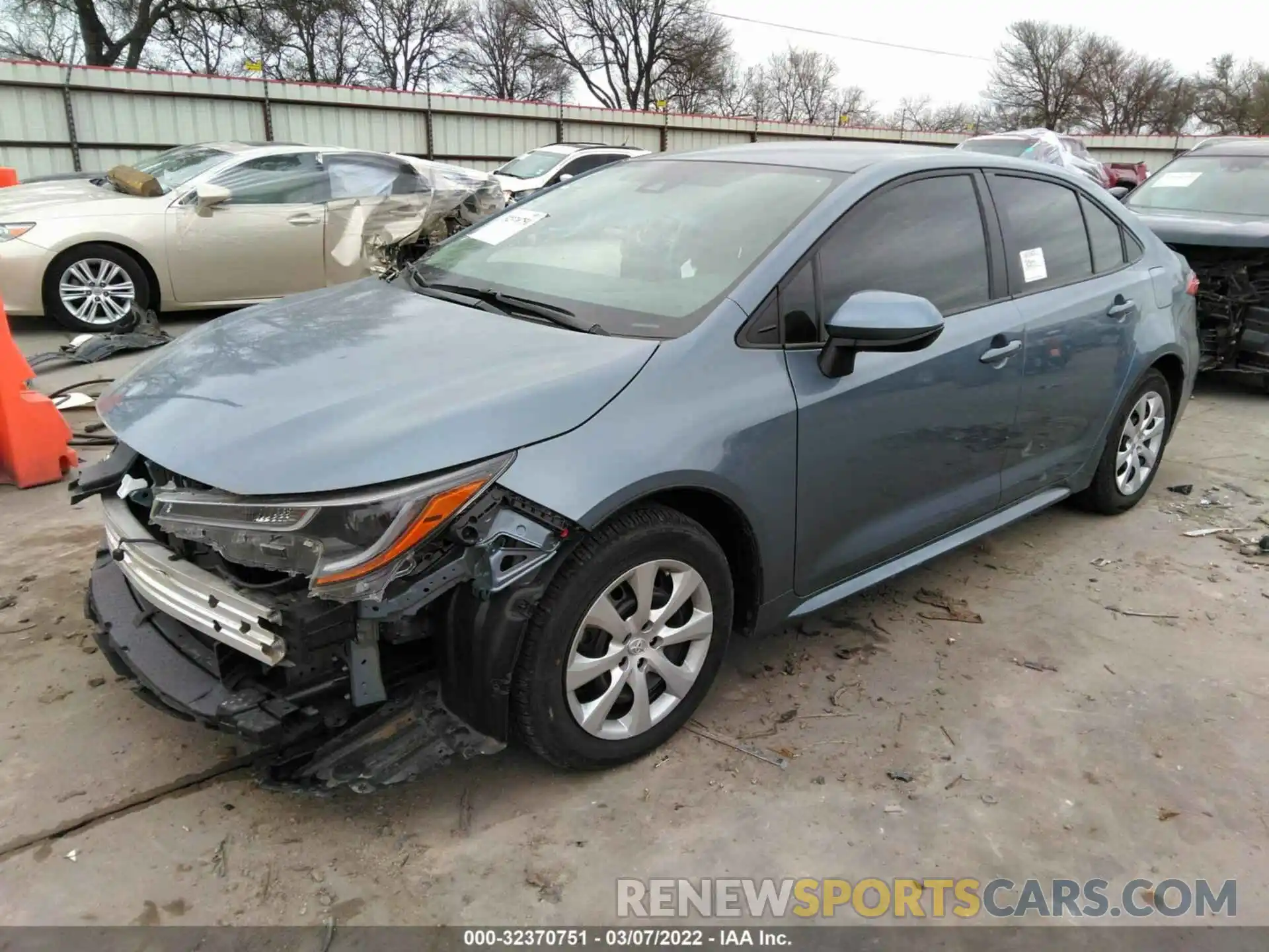 2 Photograph of a damaged car 5YFEPMAE2MP178782 TOYOTA COROLLA 2021