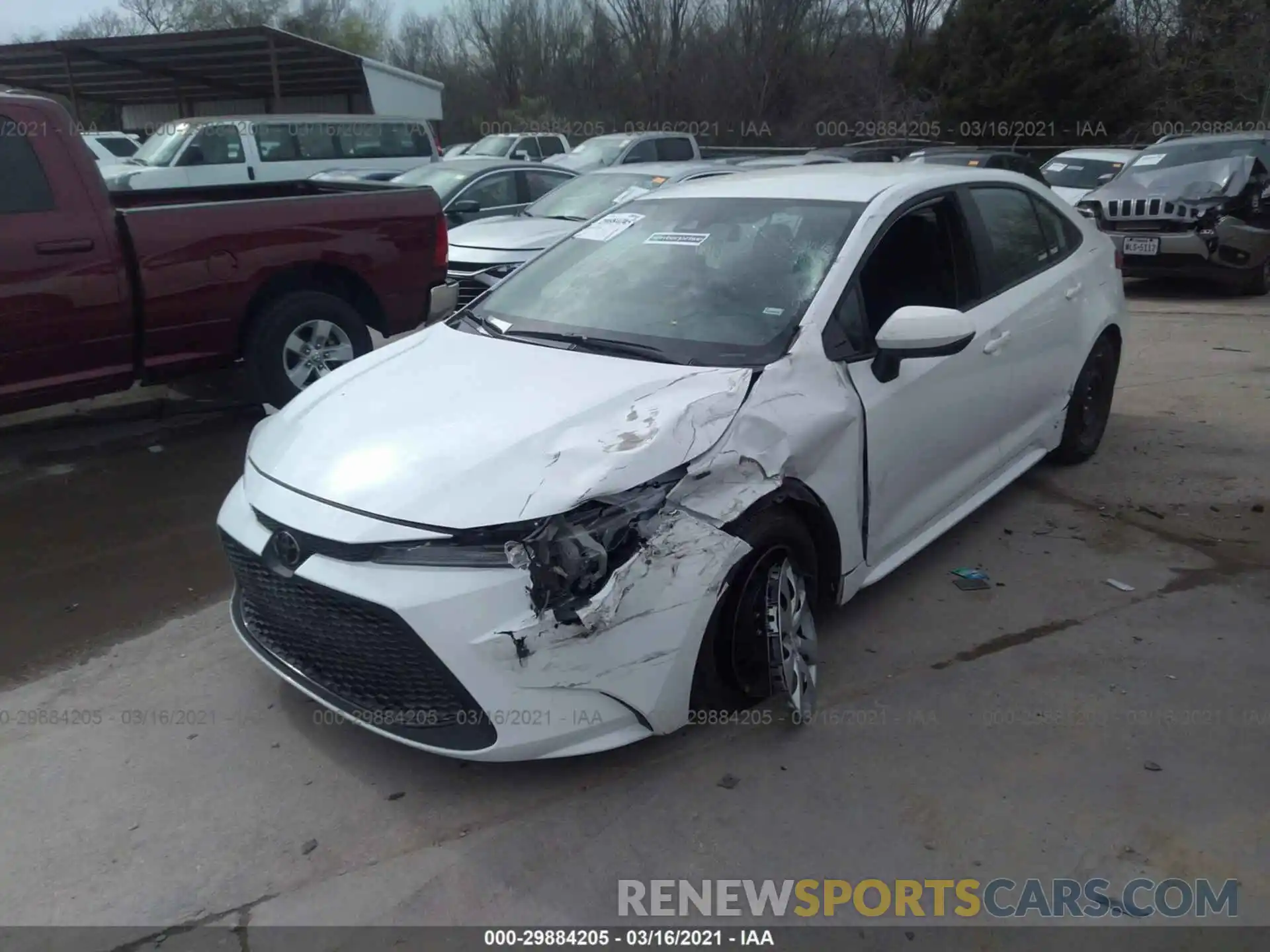 2 Photograph of a damaged car 5YFEPMAE2MP178829 TOYOTA COROLLA 2021