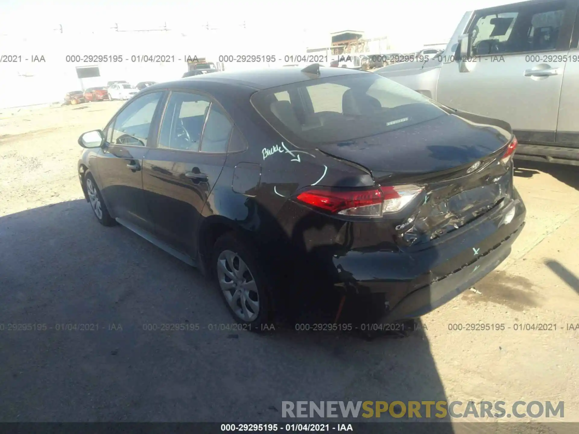 3 Photograph of a damaged car 5YFEPMAE2MP179284 TOYOTA COROLLA 2021