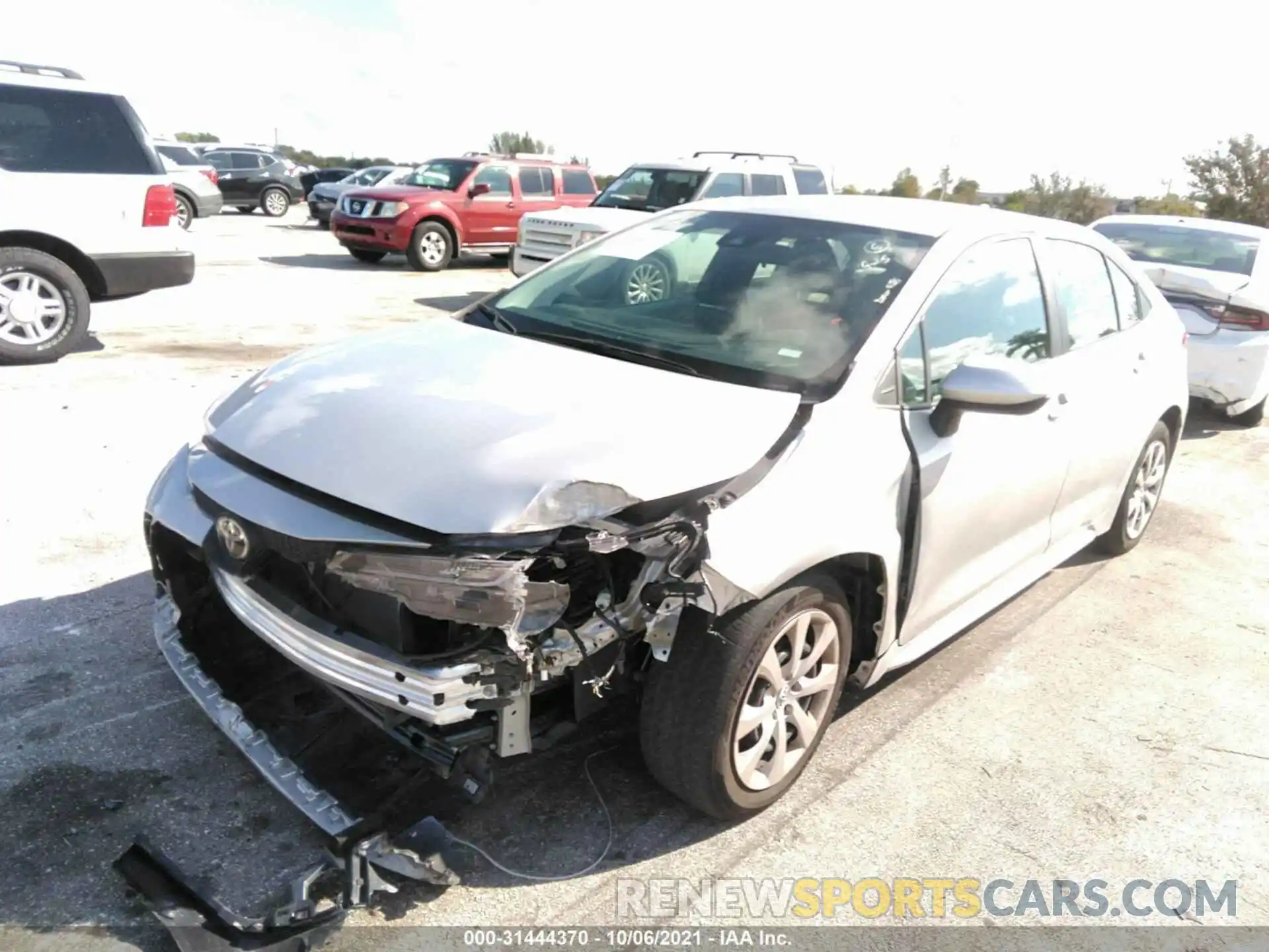 6 Photograph of a damaged car 5YFEPMAE2MP179558 TOYOTA COROLLA 2021