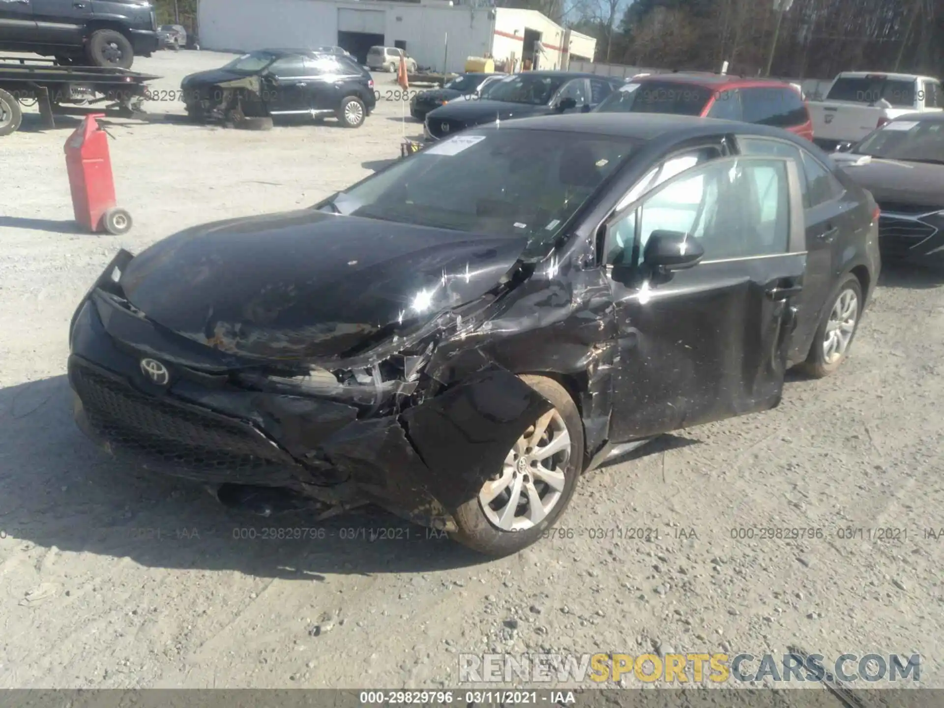 2 Photograph of a damaged car 5YFEPMAE2MP179706 TOYOTA COROLLA 2021