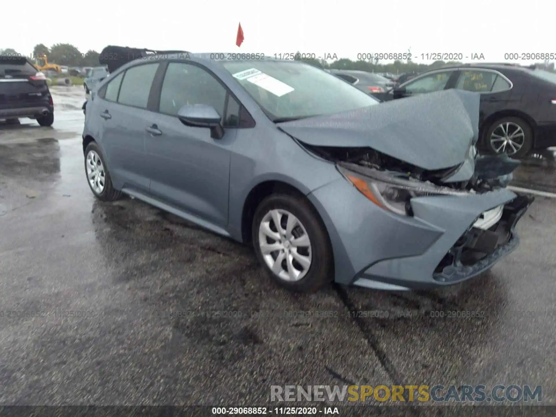 1 Photograph of a damaged car 5YFEPMAE2MP180645 TOYOTA COROLLA 2021