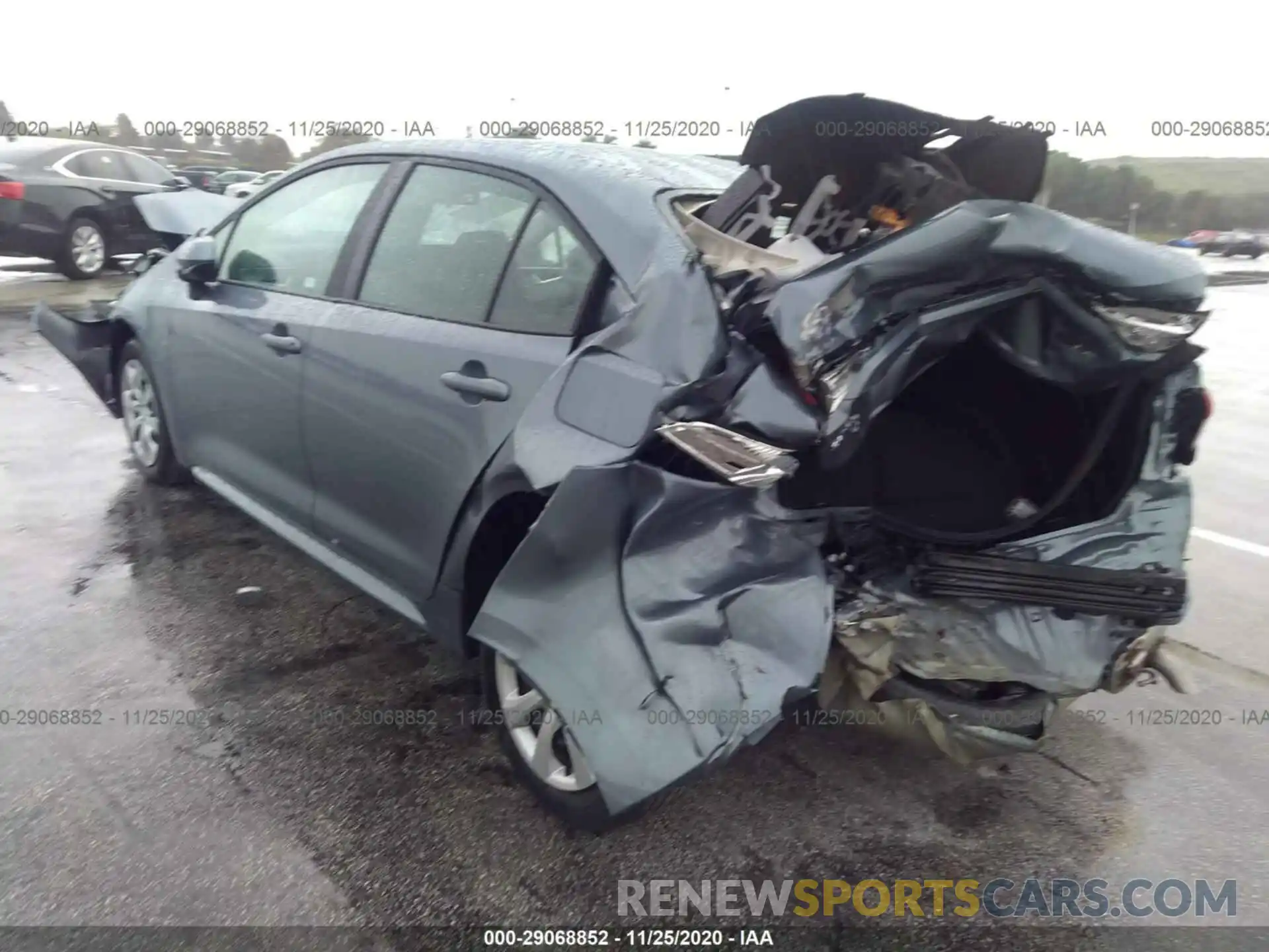 3 Photograph of a damaged car 5YFEPMAE2MP180645 TOYOTA COROLLA 2021