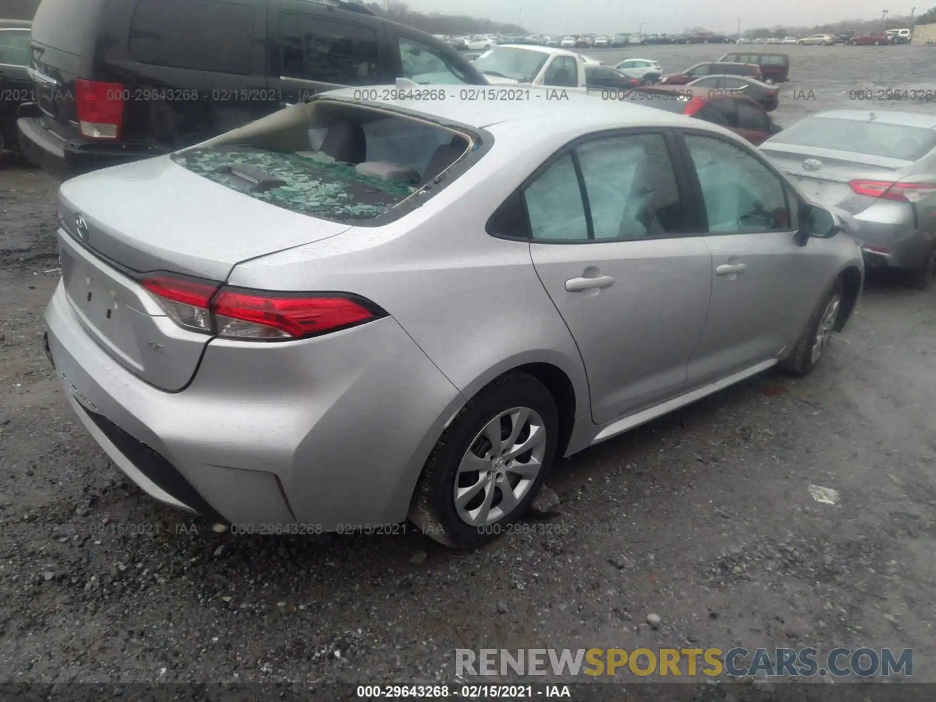 4 Photograph of a damaged car 5YFEPMAE2MP181777 TOYOTA COROLLA 2021