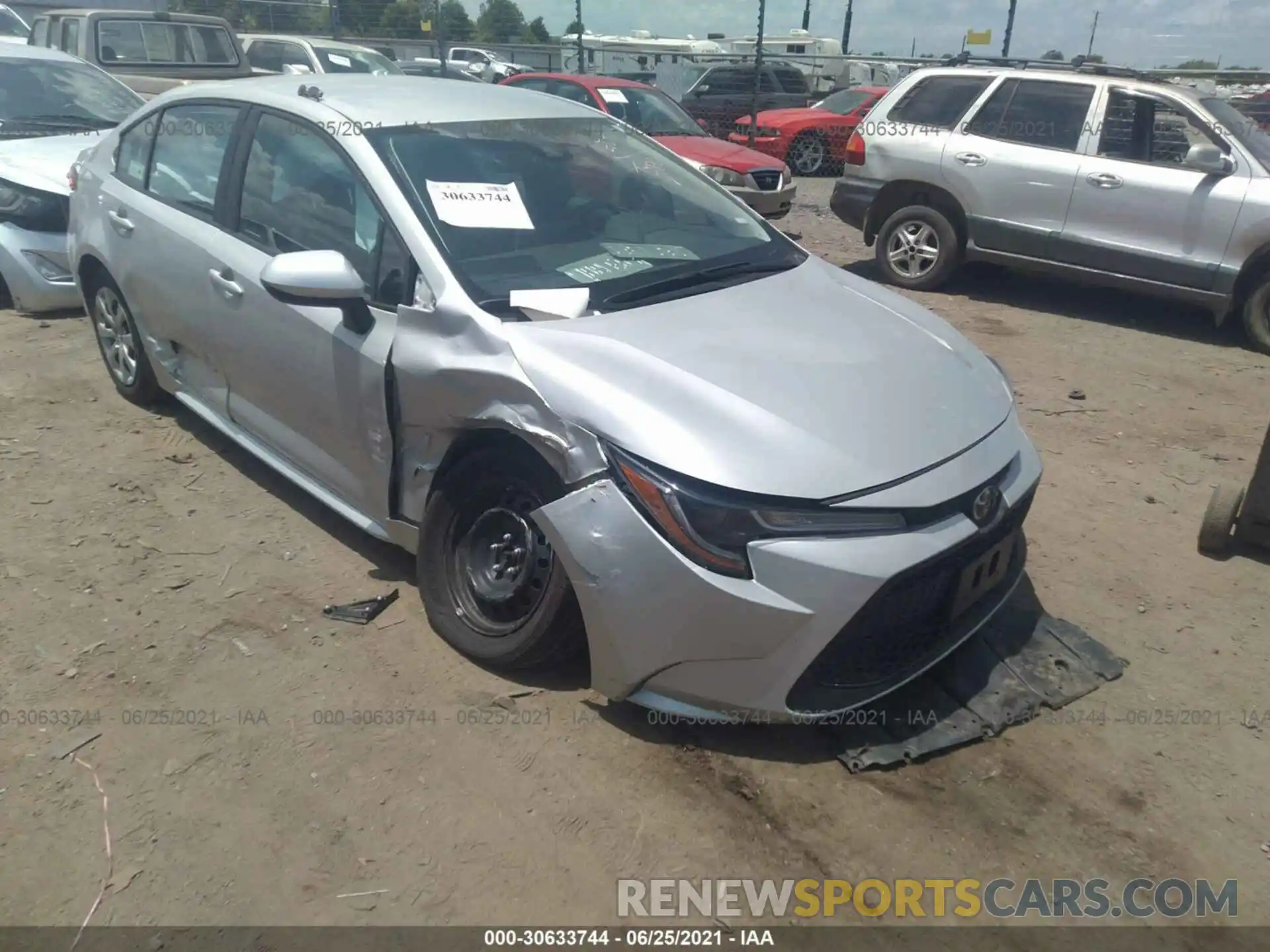 6 Photograph of a damaged car 5YFEPMAE2MP182086 TOYOTA COROLLA 2021