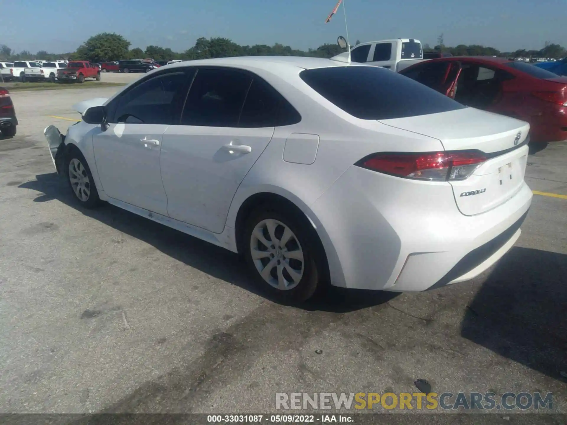 3 Photograph of a damaged car 5YFEPMAE2MP182282 TOYOTA COROLLA 2021