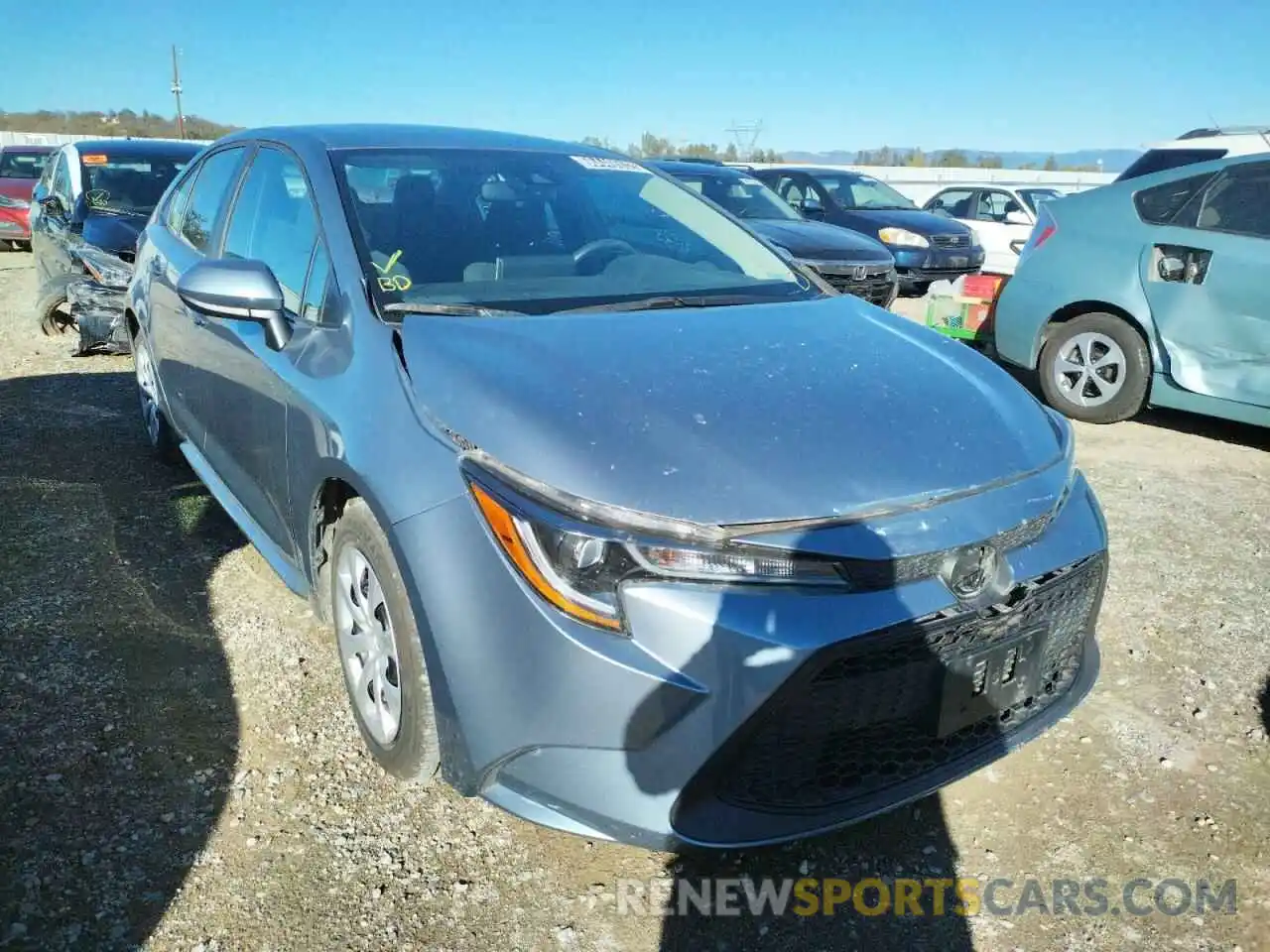 1 Photograph of a damaged car 5YFEPMAE2MP182752 TOYOTA COROLLA 2021