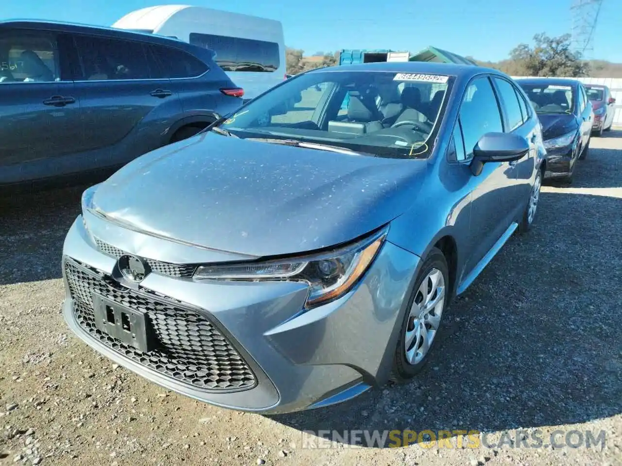 2 Photograph of a damaged car 5YFEPMAE2MP182752 TOYOTA COROLLA 2021