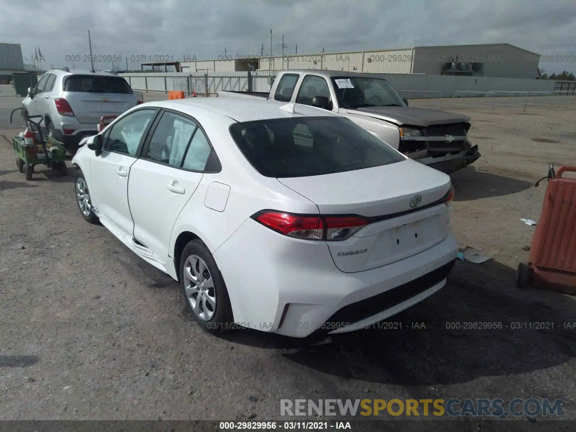 3 Photograph of a damaged car 5YFEPMAE2MP184209 TOYOTA COROLLA 2021