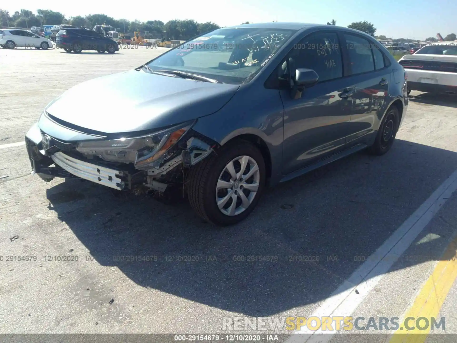 2 Photograph of a damaged car 5YFEPMAE2MP185182 TOYOTA COROLLA 2021