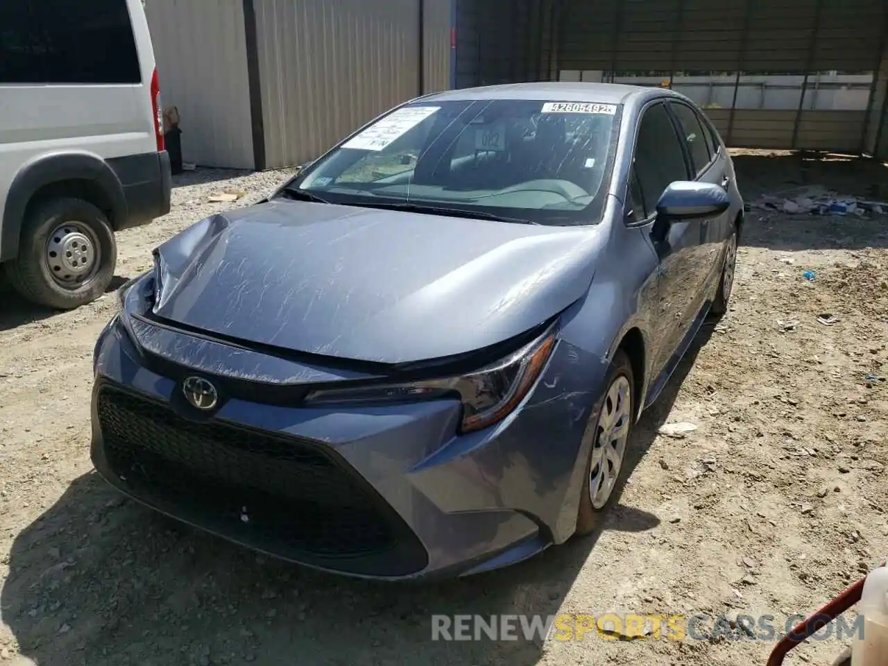 2 Photograph of a damaged car 5YFEPMAE2MP186140 TOYOTA COROLLA 2021