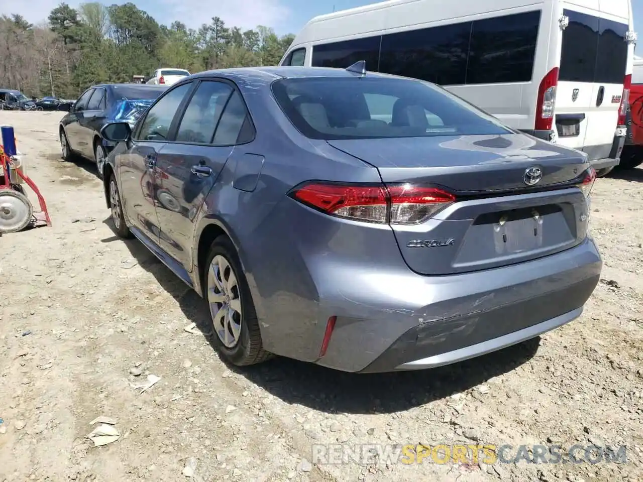 3 Photograph of a damaged car 5YFEPMAE2MP186140 TOYOTA COROLLA 2021