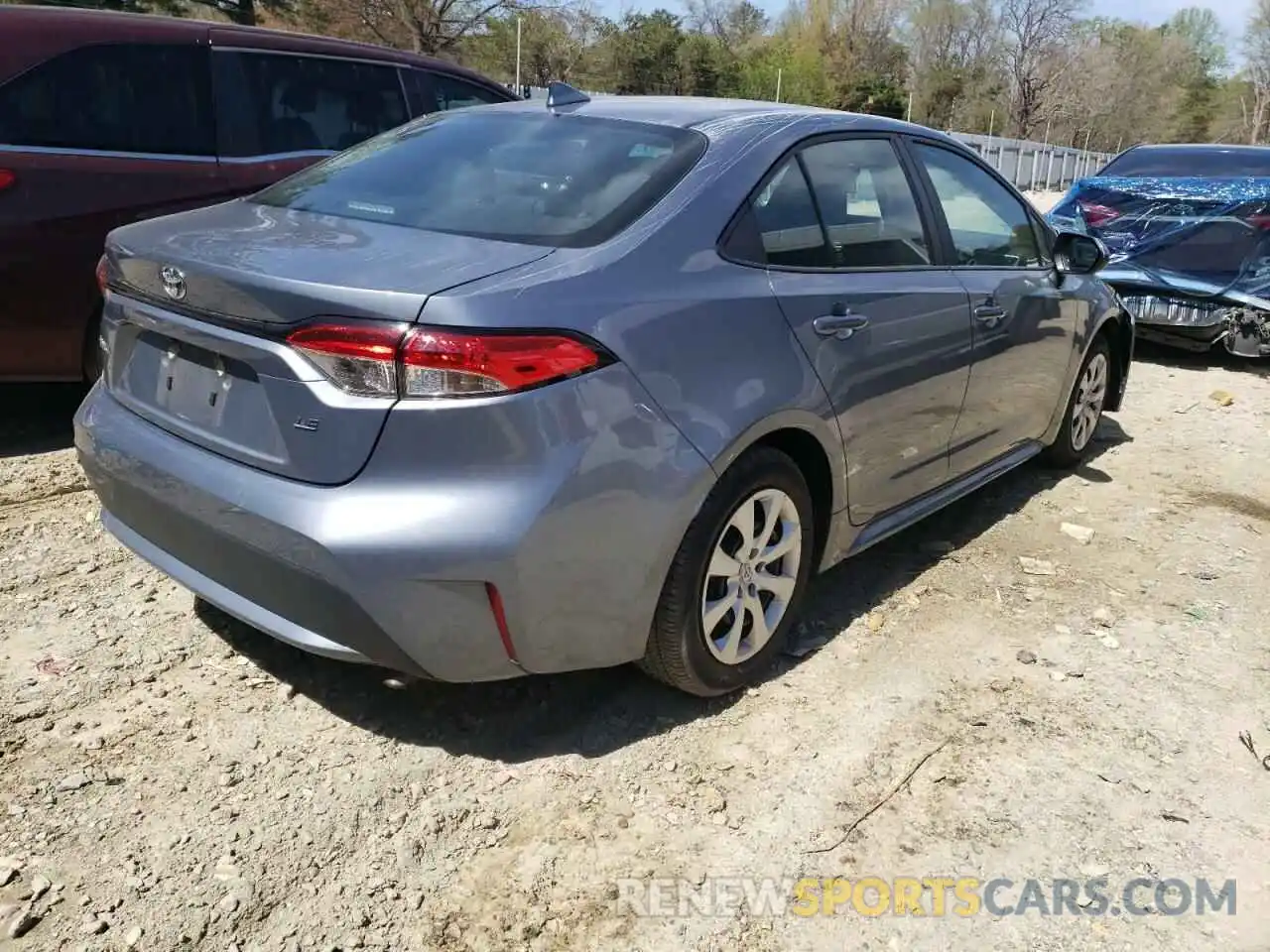 4 Photograph of a damaged car 5YFEPMAE2MP186140 TOYOTA COROLLA 2021