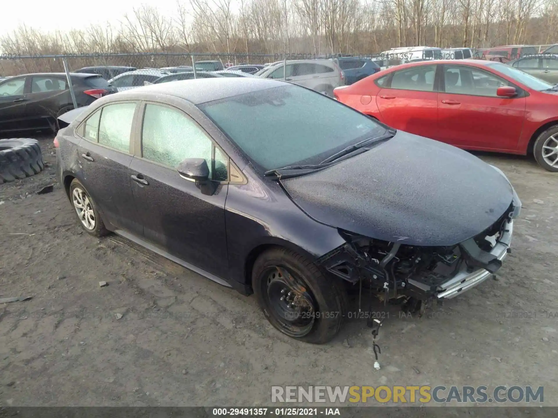 1 Photograph of a damaged car 5YFEPMAE2MP186543 TOYOTA COROLLA 2021