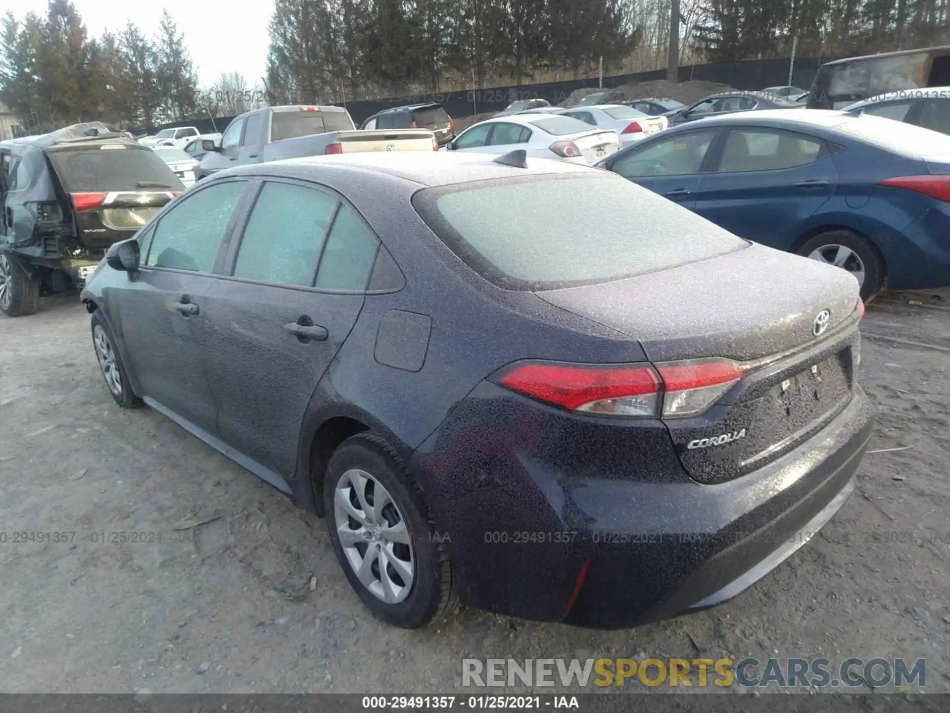 3 Photograph of a damaged car 5YFEPMAE2MP186543 TOYOTA COROLLA 2021