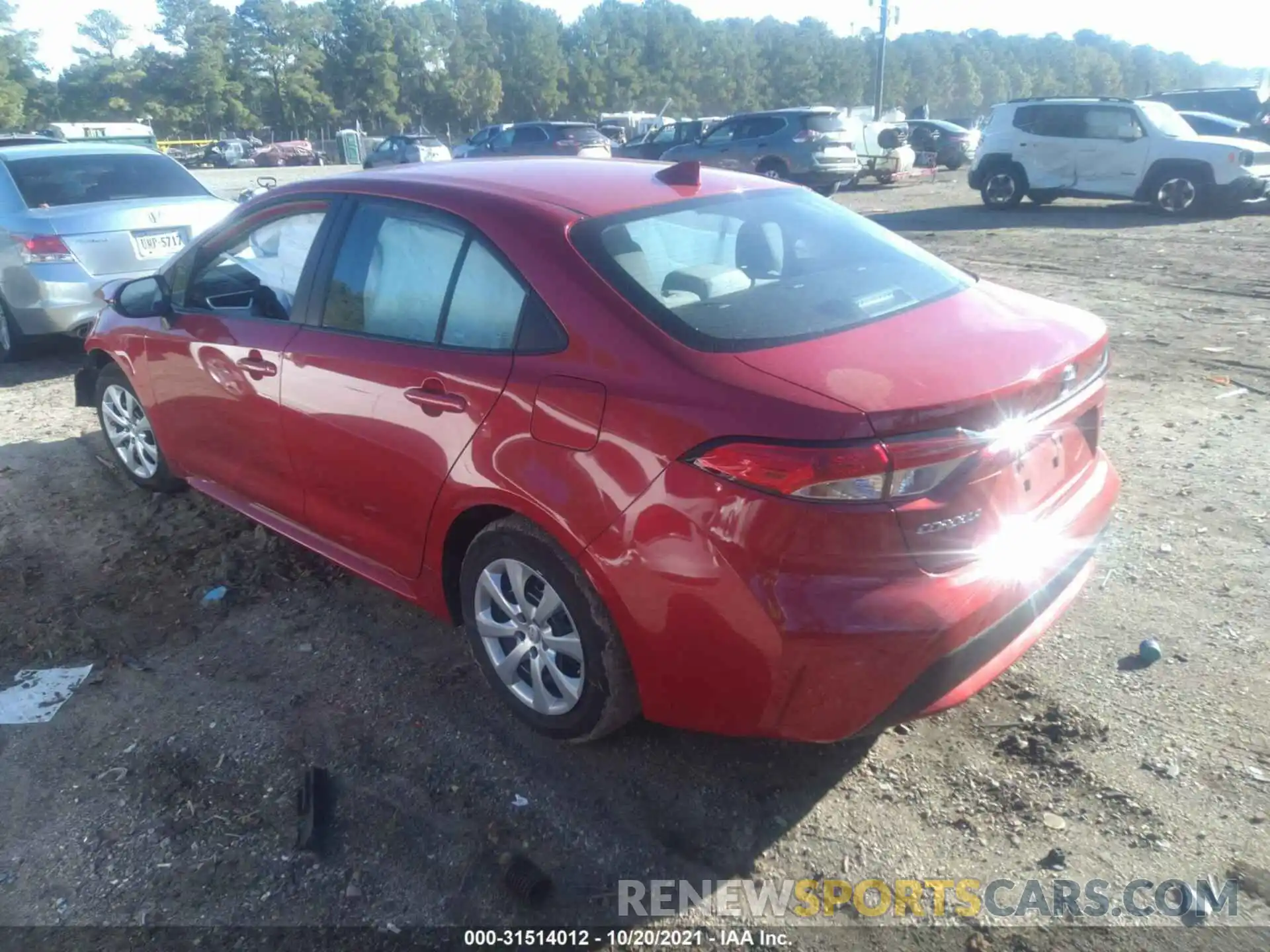 3 Photograph of a damaged car 5YFEPMAE2MP187675 TOYOTA COROLLA 2021