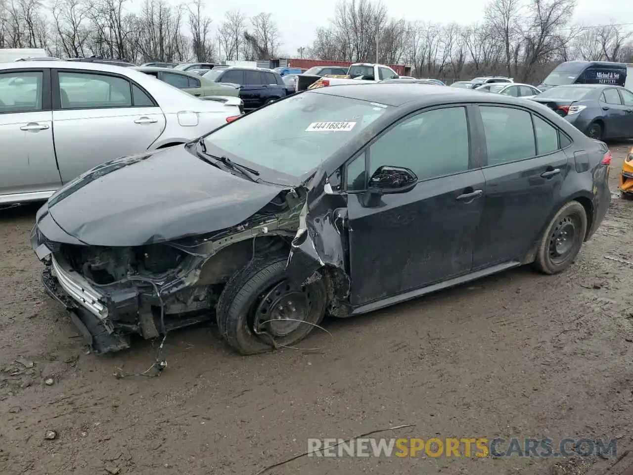 1 Photograph of a damaged car 5YFEPMAE2MP191368 TOYOTA COROLLA 2021