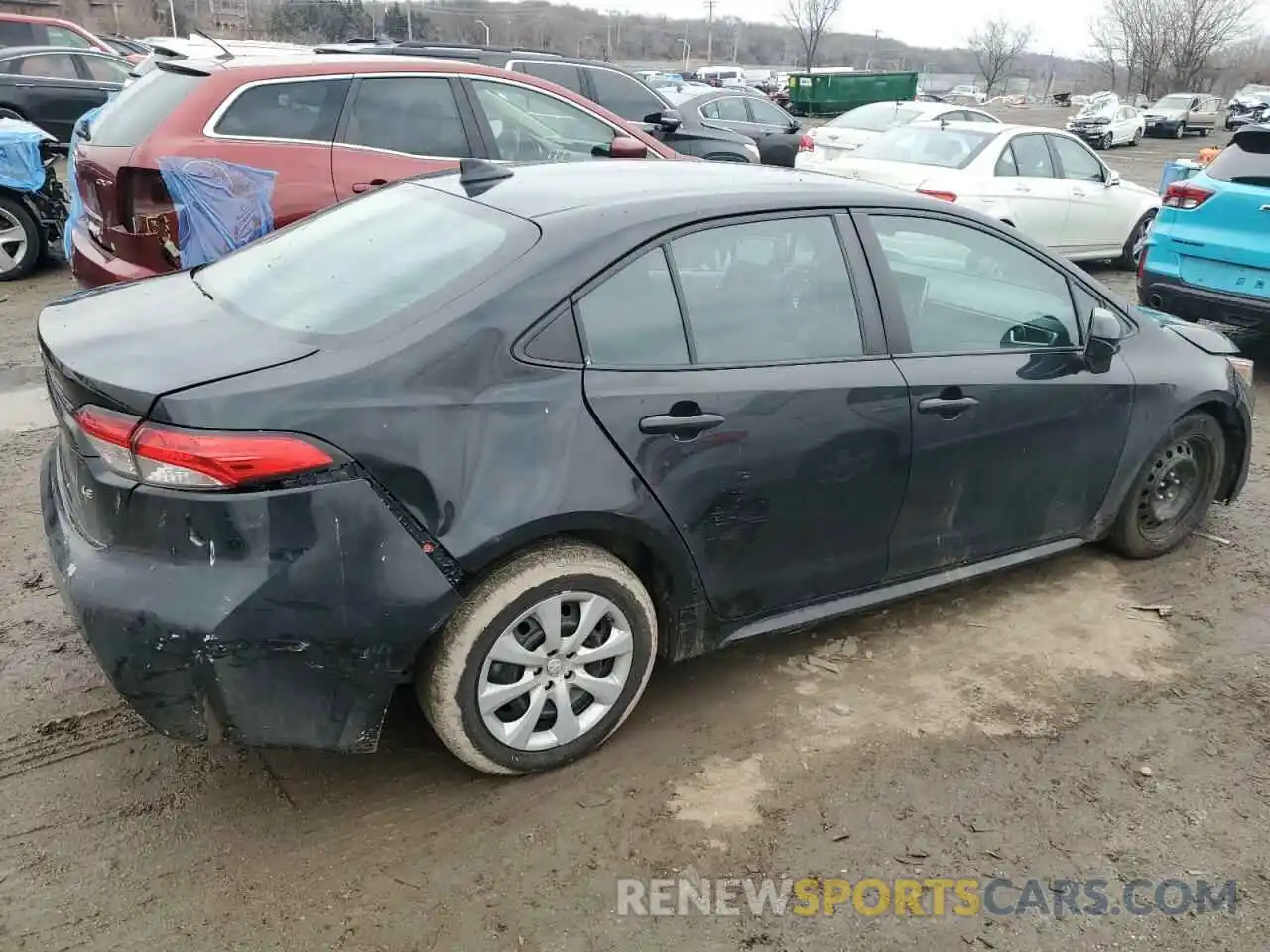 3 Photograph of a damaged car 5YFEPMAE2MP191368 TOYOTA COROLLA 2021