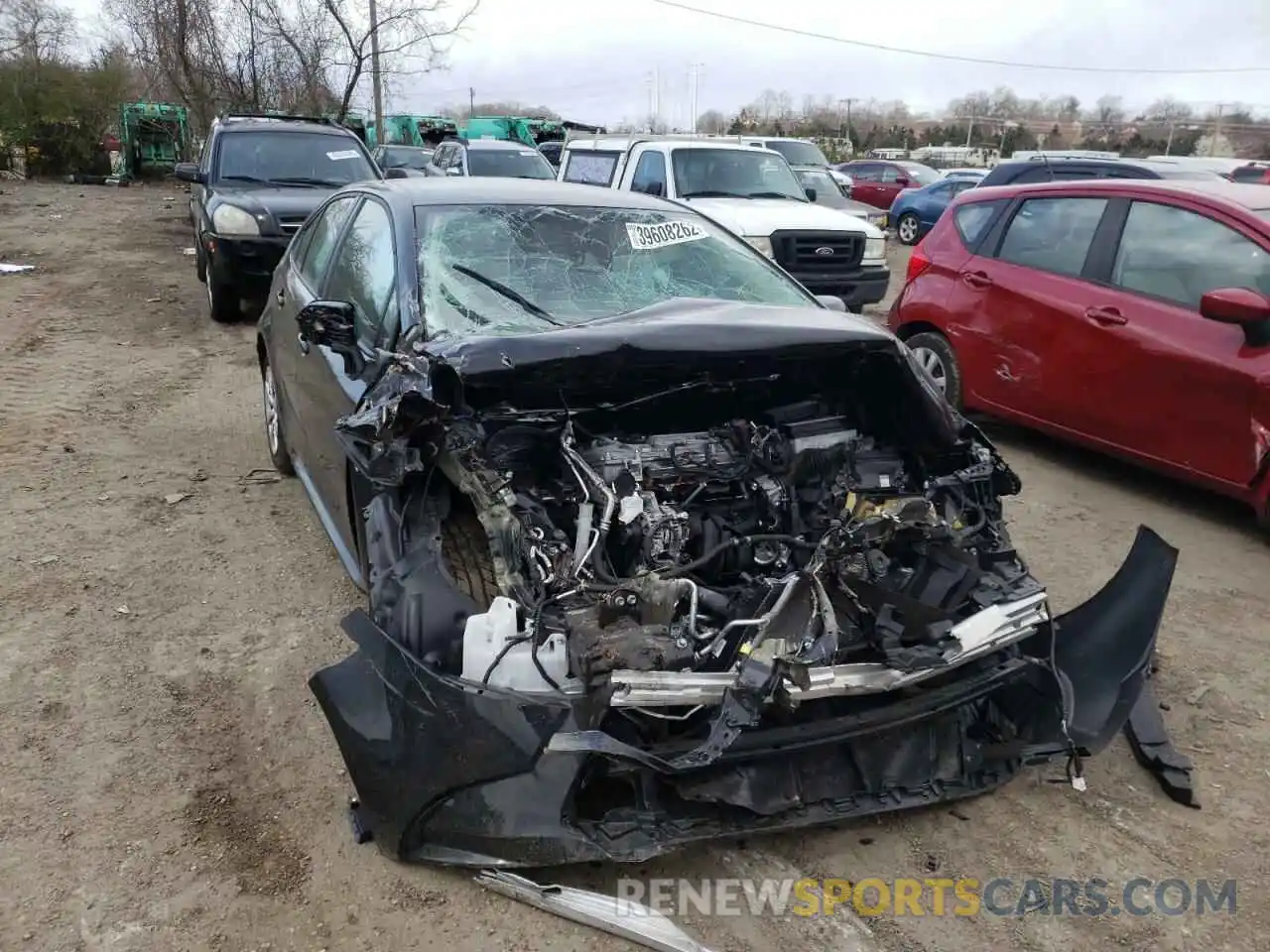 9 Photograph of a damaged car 5YFEPMAE2MP191399 TOYOTA COROLLA 2021