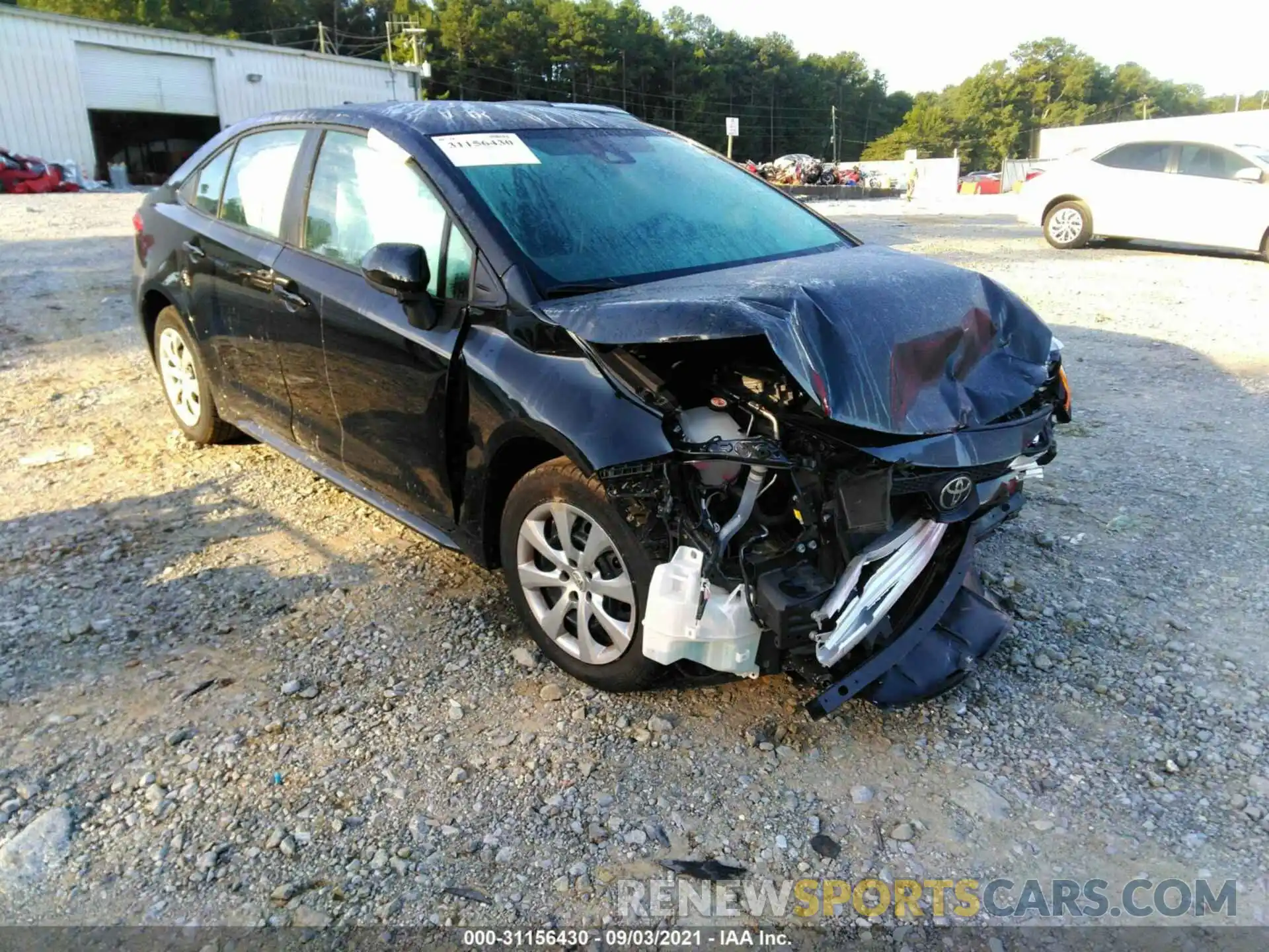 1 Photograph of a damaged car 5YFEPMAE2MP191967 TOYOTA COROLLA 2021