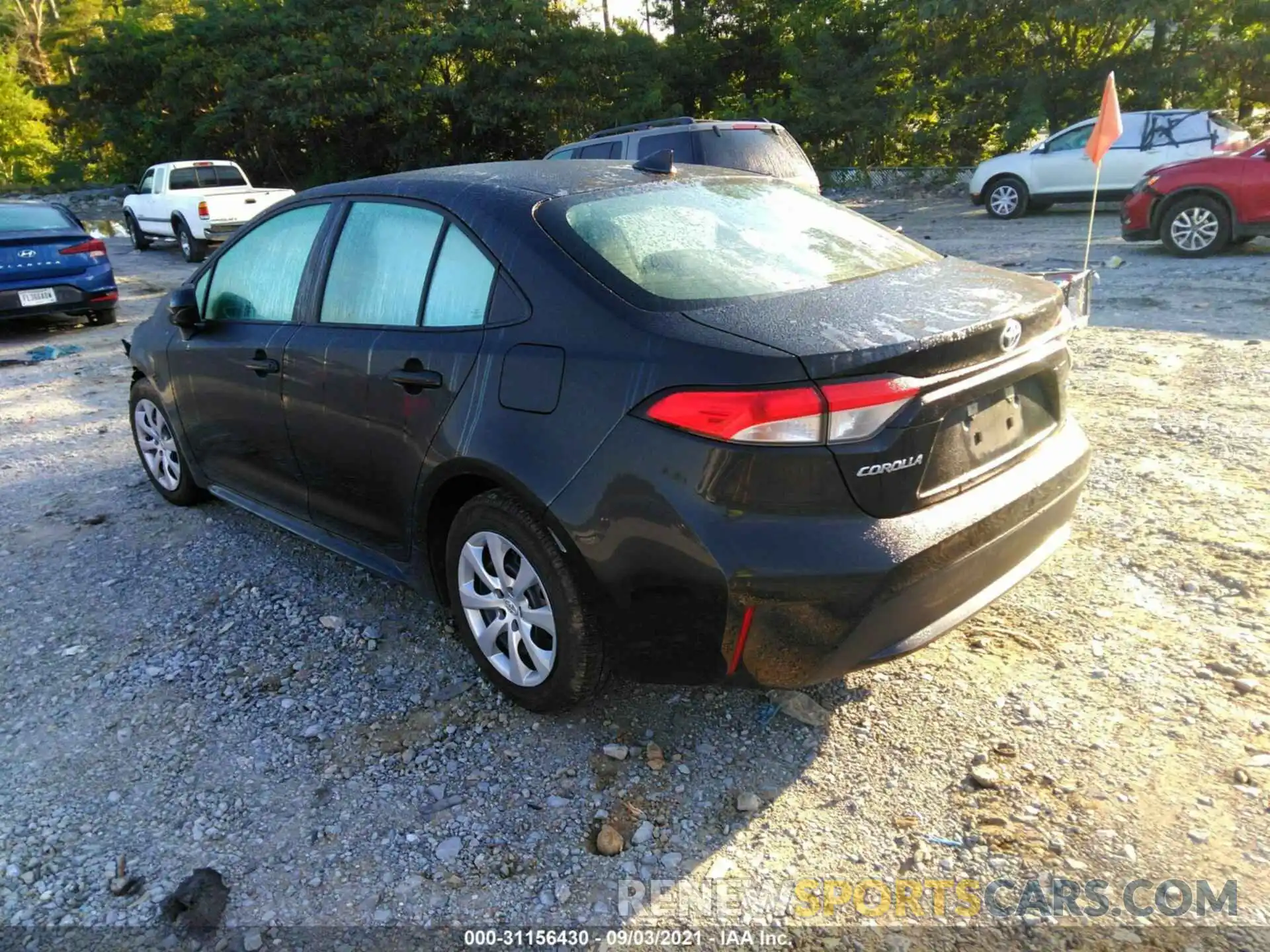 3 Photograph of a damaged car 5YFEPMAE2MP191967 TOYOTA COROLLA 2021