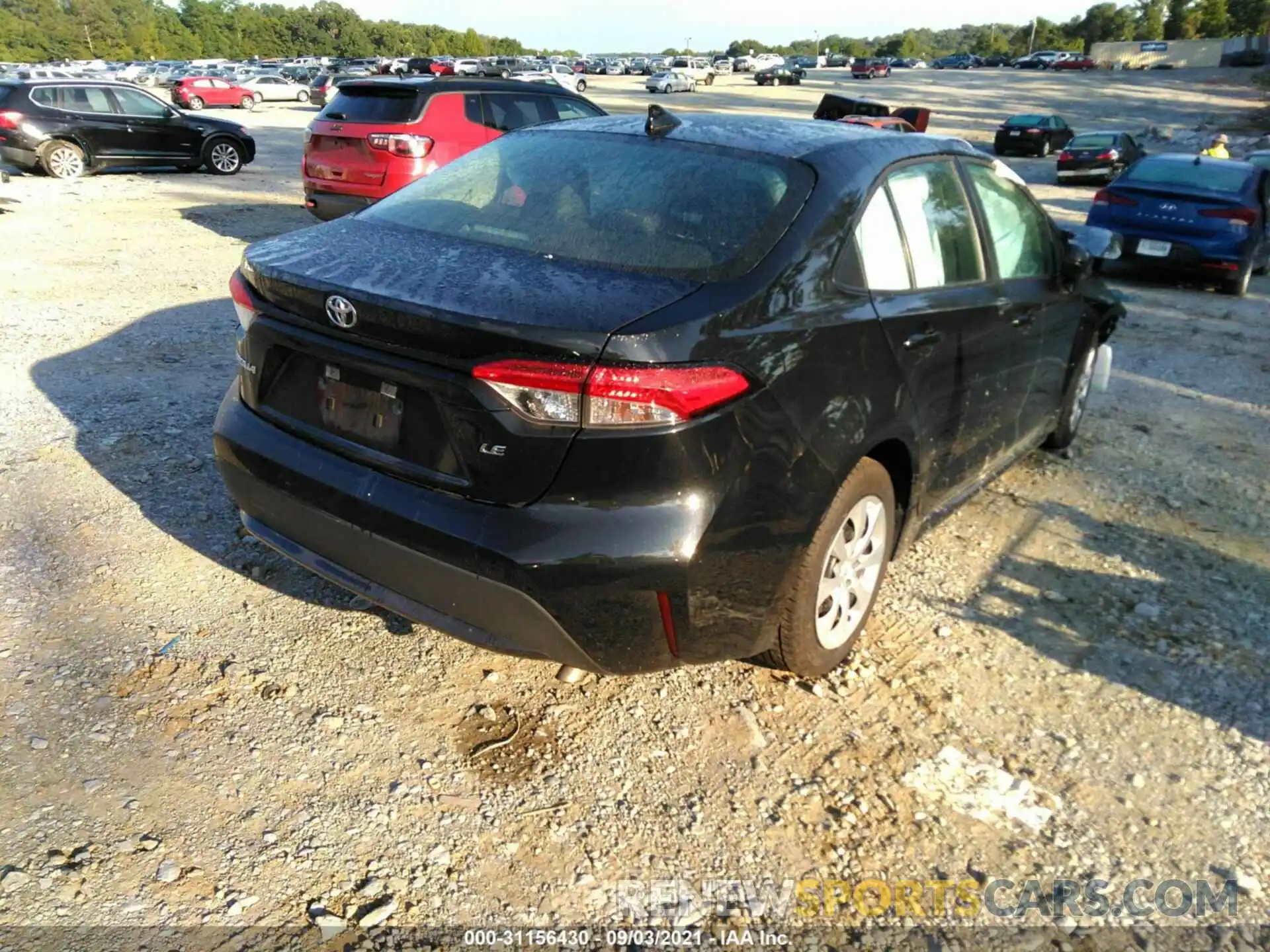 4 Photograph of a damaged car 5YFEPMAE2MP191967 TOYOTA COROLLA 2021