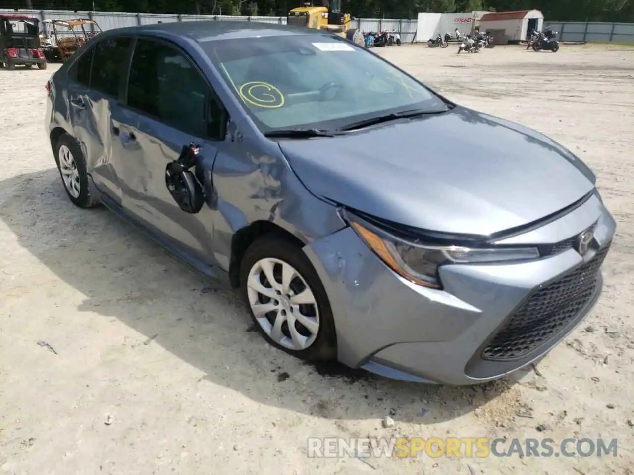 1 Photograph of a damaged car 5YFEPMAE2MP193668 TOYOTA COROLLA 2021